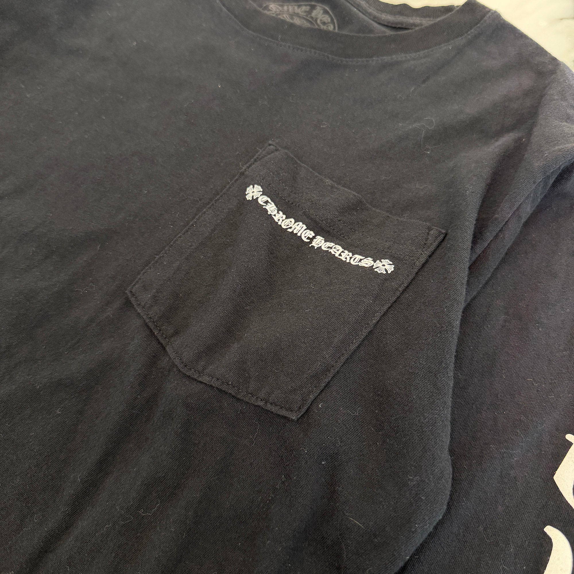 CHROME HEARTS Tire Track Long Sleeve Tee Size S クロムハーツ タイヤトラックロングスリーブTシャツ サイズS