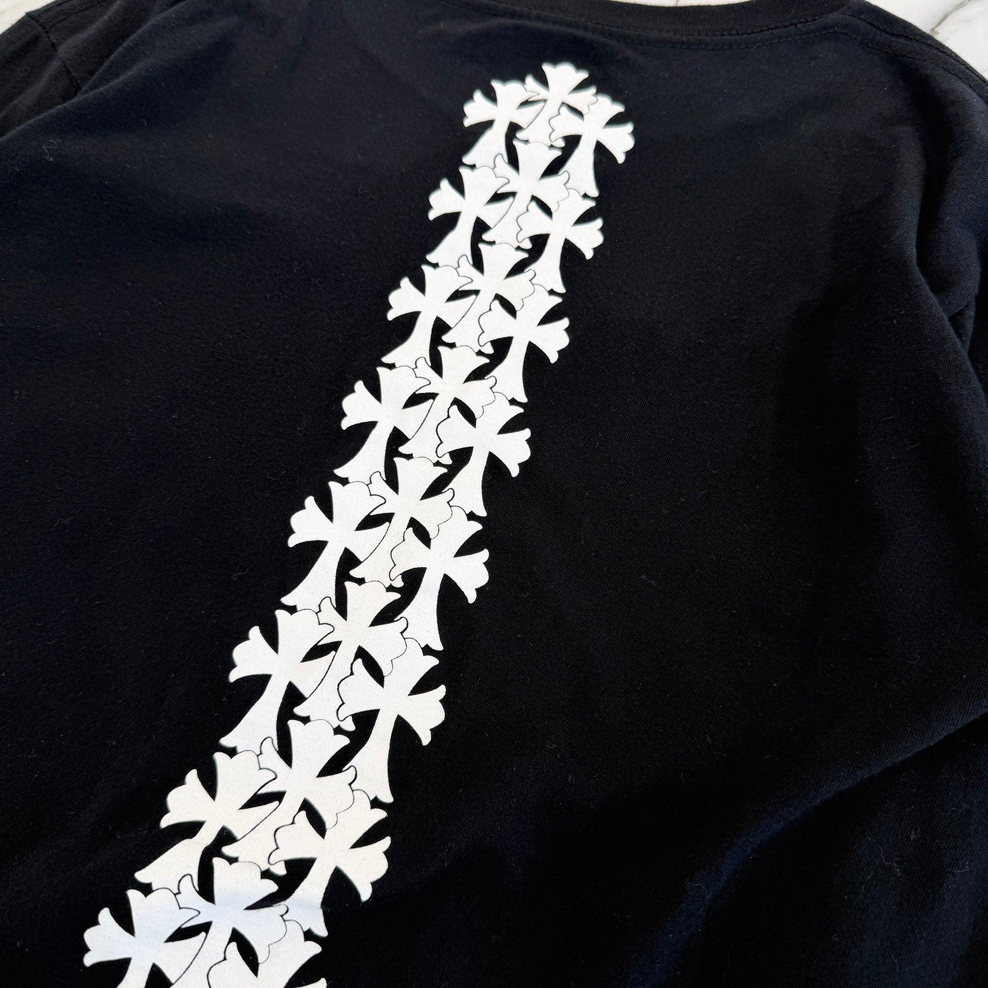 CHROME HEARTS Tire Track Long Sleeve Tee Size S クロムハーツ タイヤトラックロングスリーブTシャツ サイズS