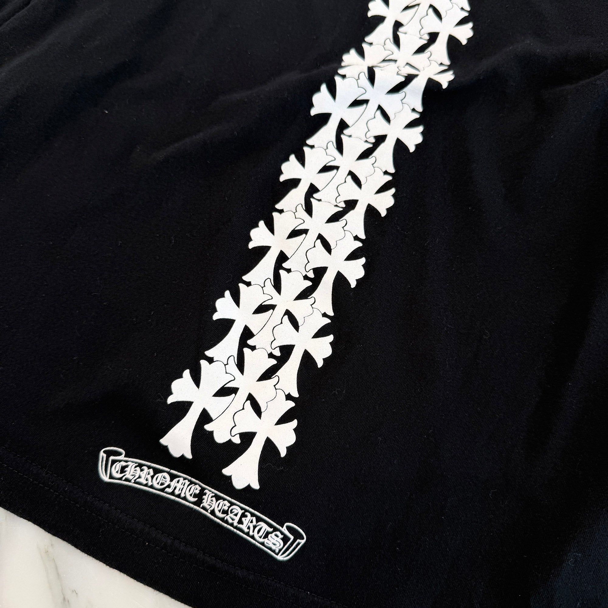 CHROME HEARTS Tire Track Long Sleeve Tee Size S クロムハーツ タイヤトラックロングスリーブTシャツ サイズS