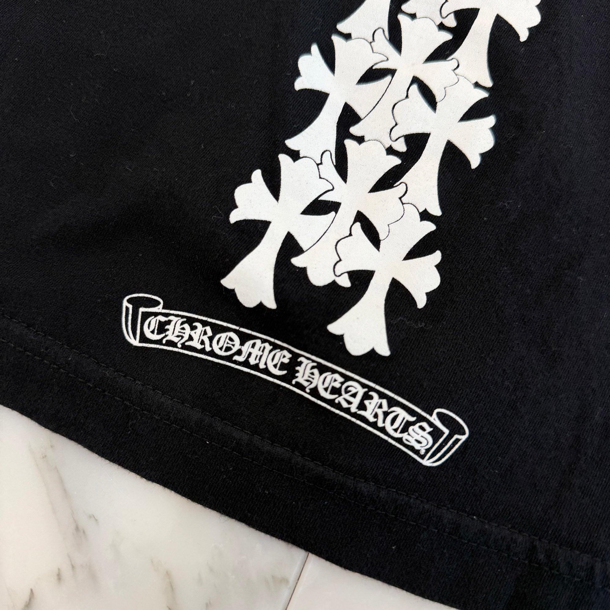 CHROME HEARTS Tire Track Long Sleeve Tee Size S クロムハーツ タイヤトラックロングスリーブTシャツ サイズS