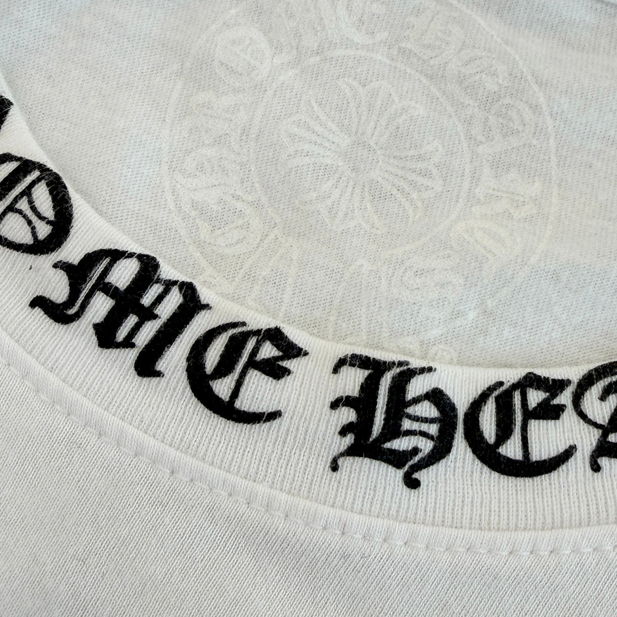 CHROME HEARTS Neck Logo Long Sleeve Tee Size L クロムハーツ ネックロゴ ロングスリーブTシャツ サイズL