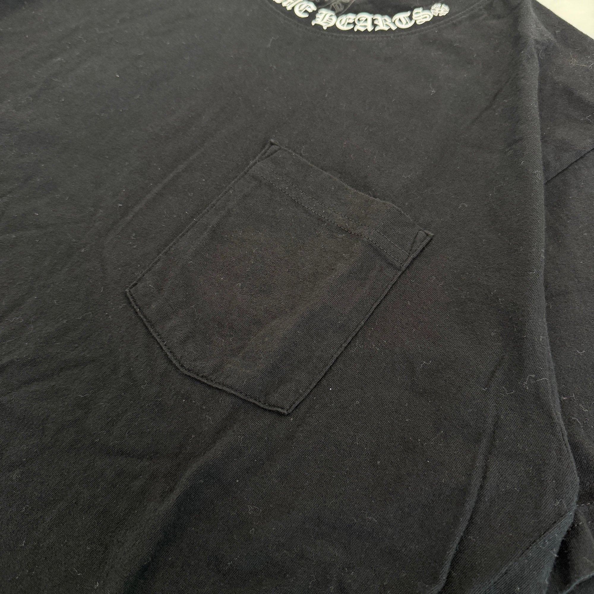 CHROME HEARTS Neck Logo Tee Size L クロムハーツ ネックロゴ Tシャツ サイズL