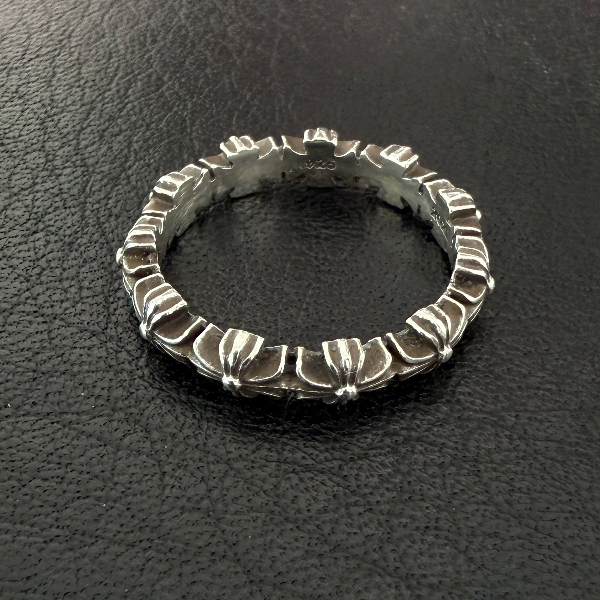 CHROME HEARTS Tiny E CH Plus Band Ring Size 9号 クロムハーツ タイニーE CHプラス バンドリング 9号