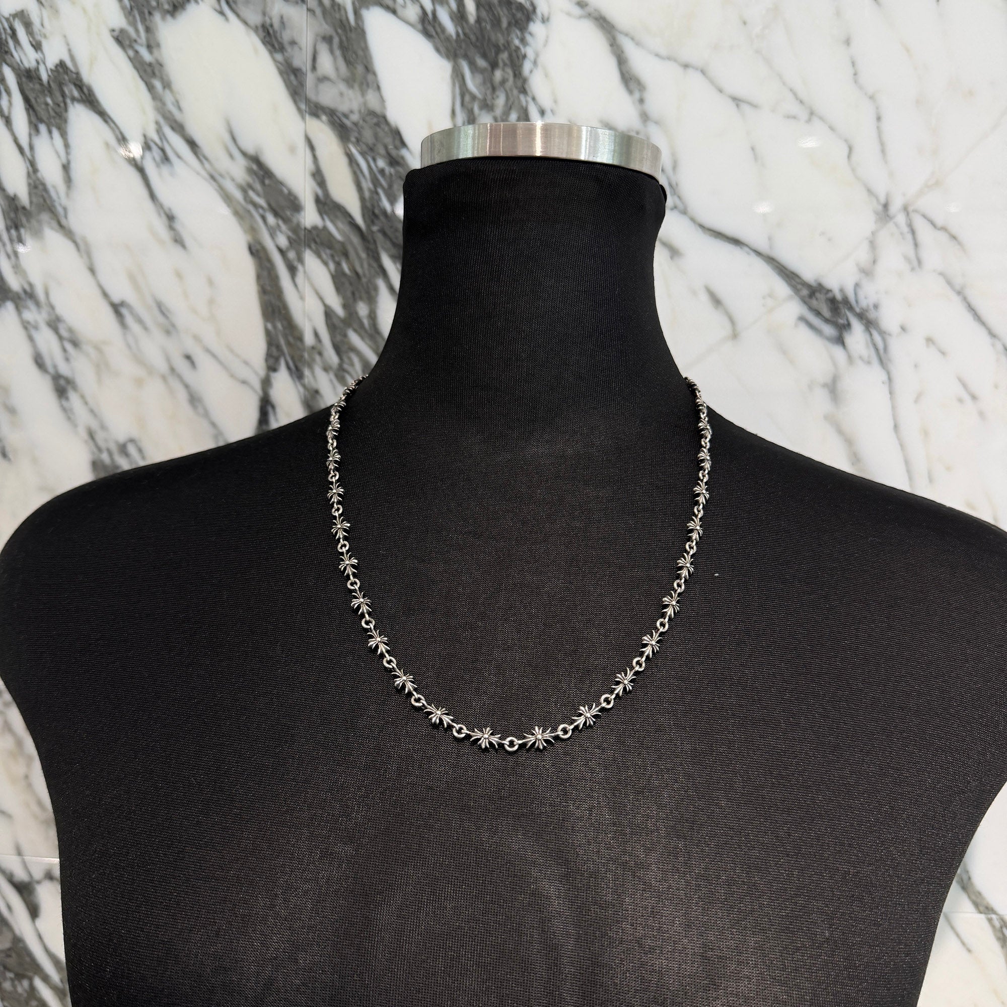 CHROME HEARTS Tiny E CH Plus Necklace 20 Inch クロムハーツ タイニーE CHプラス ネックレス 20インチ
