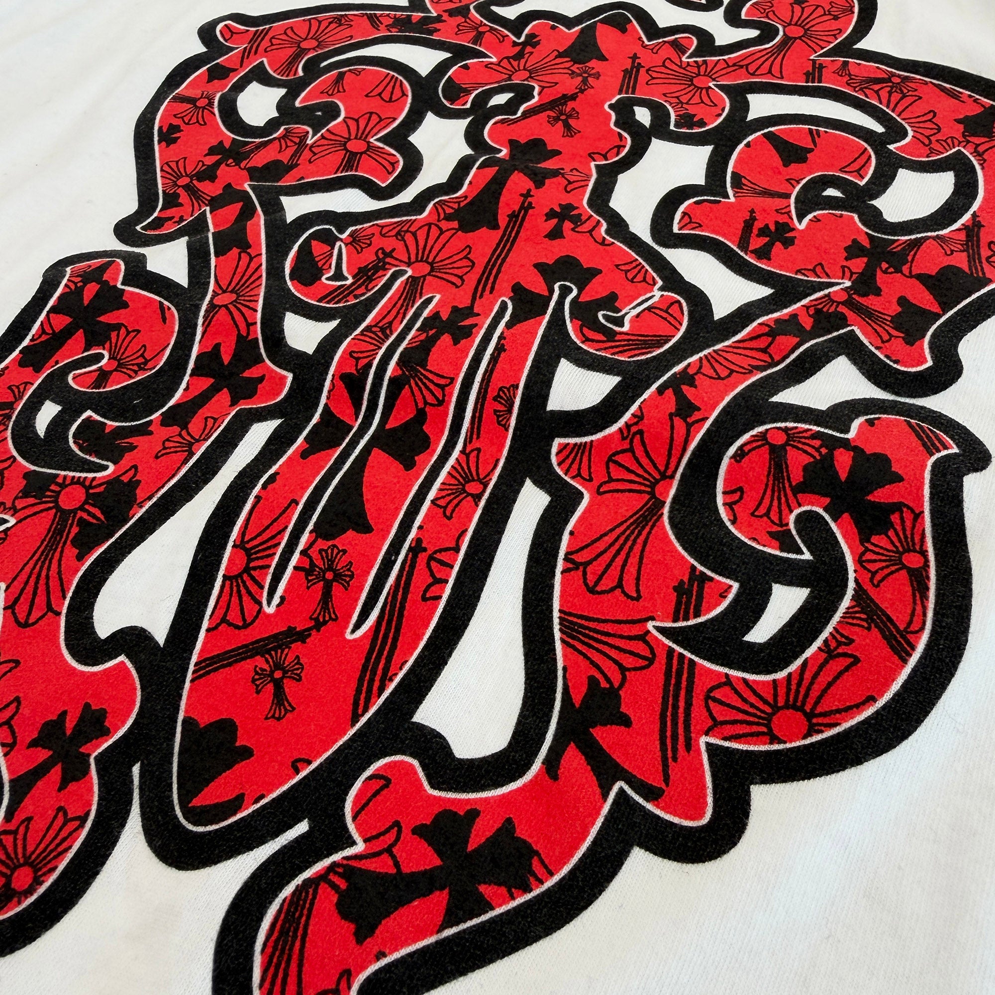 CHROME HEARTS Multi Logo Vine Dagger Tee Size S クロムハーツ マルチロゴ総柄 ヴァインダガー Tシャツ サイズS