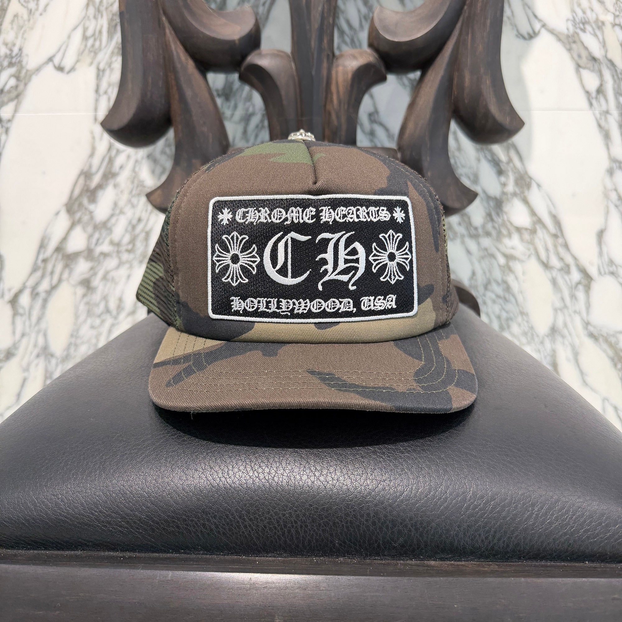 CHROME HEARTS Hollywood Limited Camo Mesh Trucker Cap Size ONE SIZE (51-61) クロムハーツ ハリウッド限定 カモメッシュ トラッカーキャップ サイズONE SIZE (51-61)