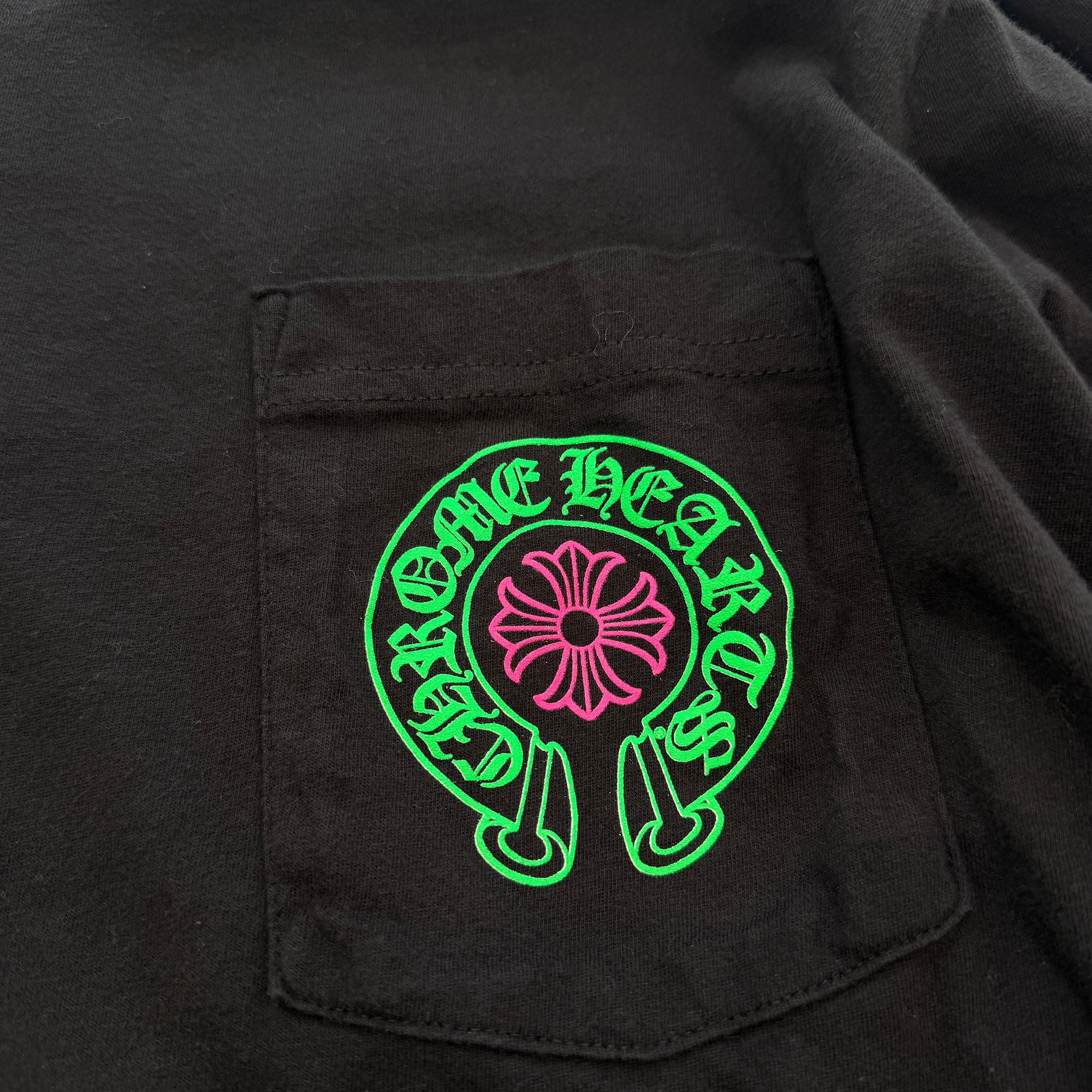 CHROME HEARTS STAFF Horseshoe Long Sleeve Tee Size L クロムハーツ スタッフ ホースシュー ロングスリーブTシャツ サイズL