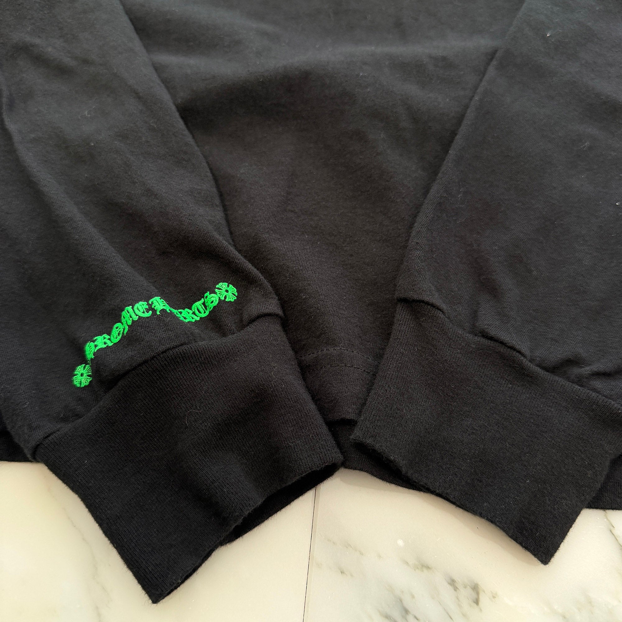 CHROME HEARTS STAFF Horseshoe Long Sleeve Tee Size L クロムハーツ スタッフ ホースシュー ロングスリーブTシャツ サイズL