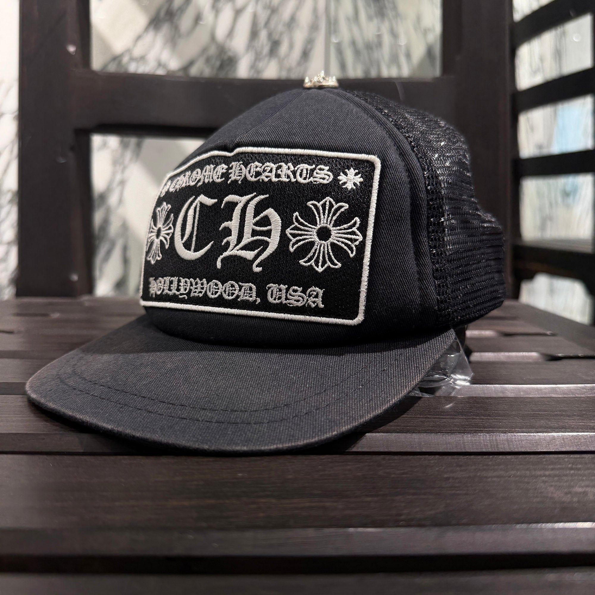 CHROME HEARTS Hollywood Limited Mesh Trucker Cap Size ONE SIZE (53-60) クロムハーツ ハリウッド限定 メッシュ トラッカーキャップ サイズONE SIZE (53-60)