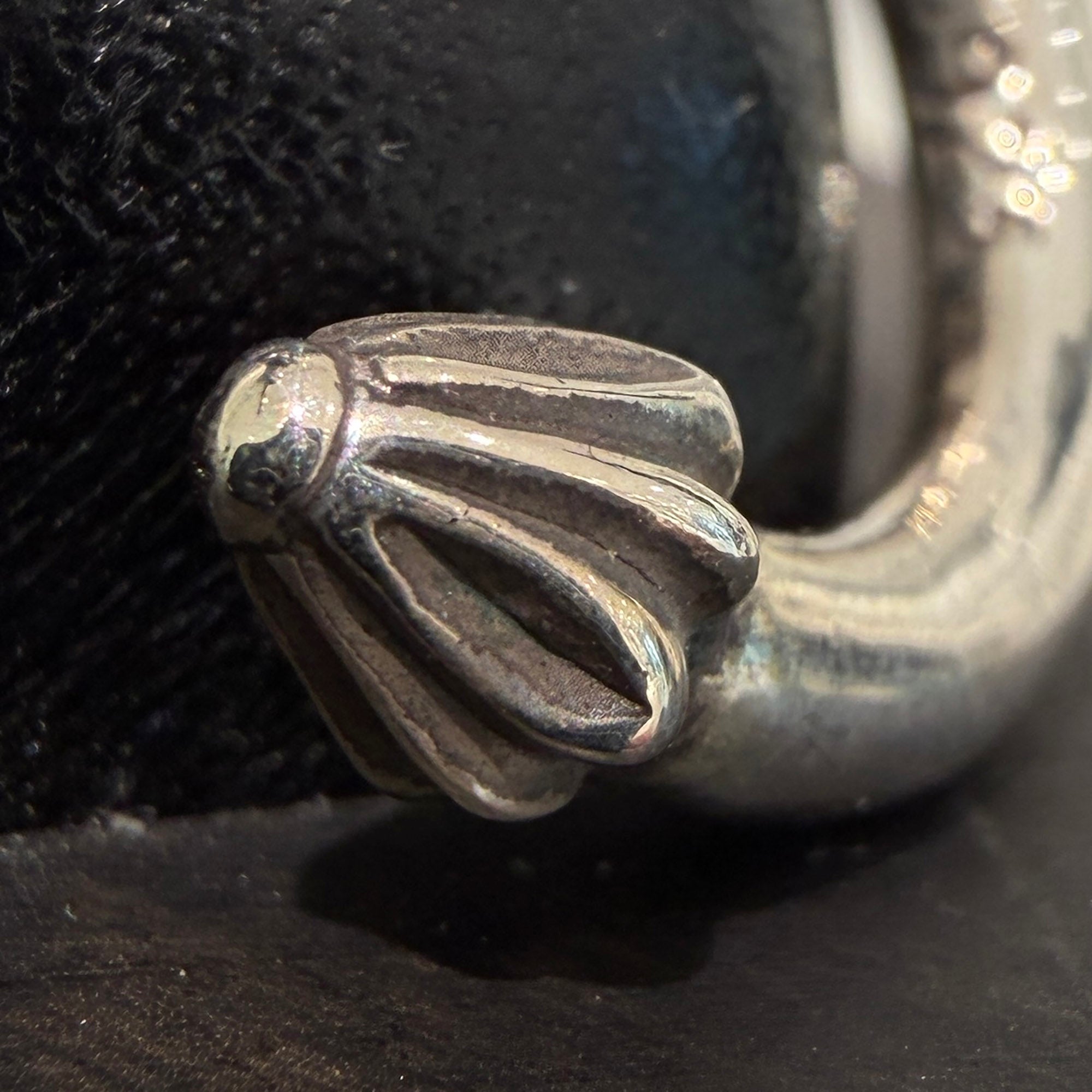 CHROME HEARTS Plain Hoop Earring クロムハーツ プレーン フープ ピアス