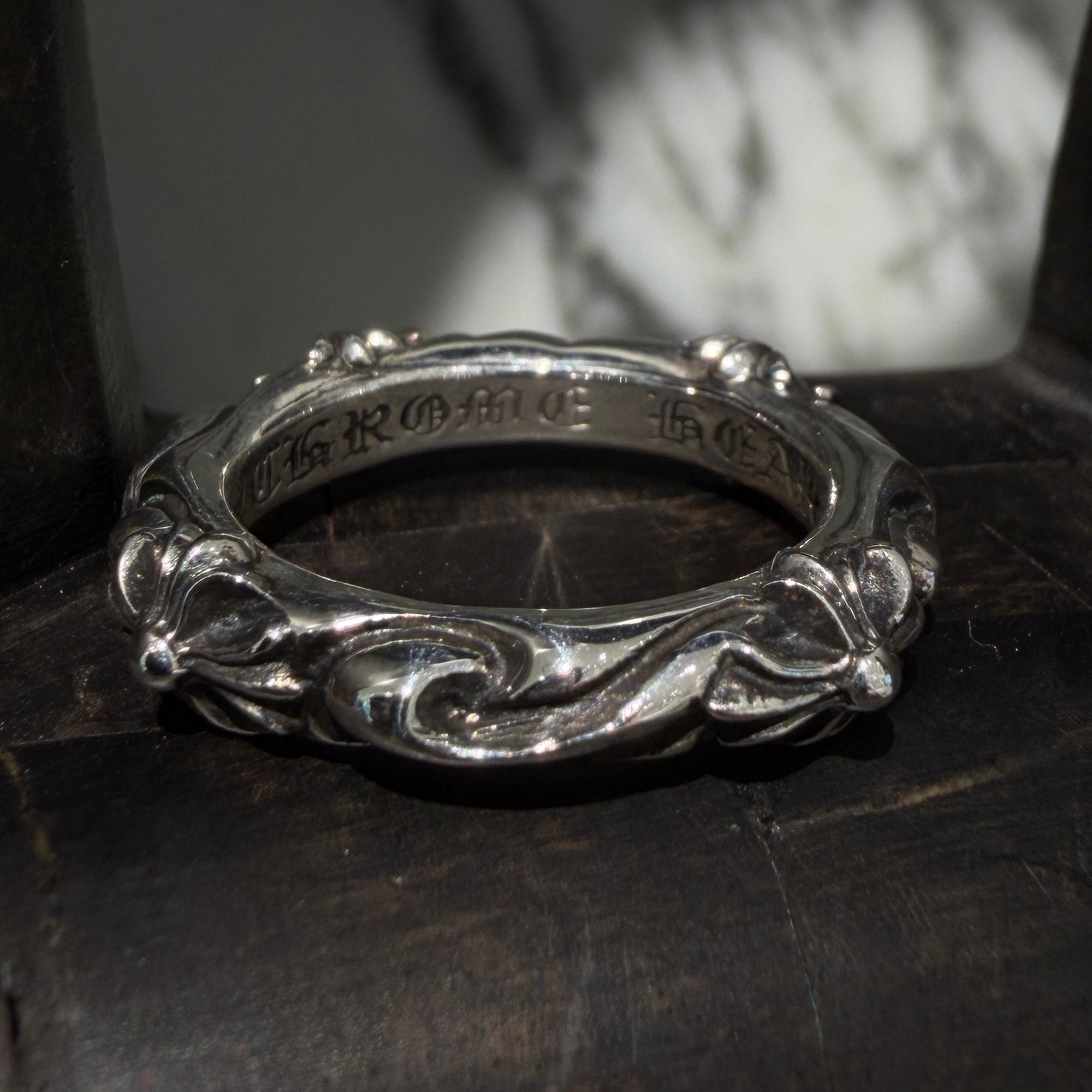 CHROME HEARTS SBT BAND Ring 15号 クロムハーツ SBTバンド リング 15号