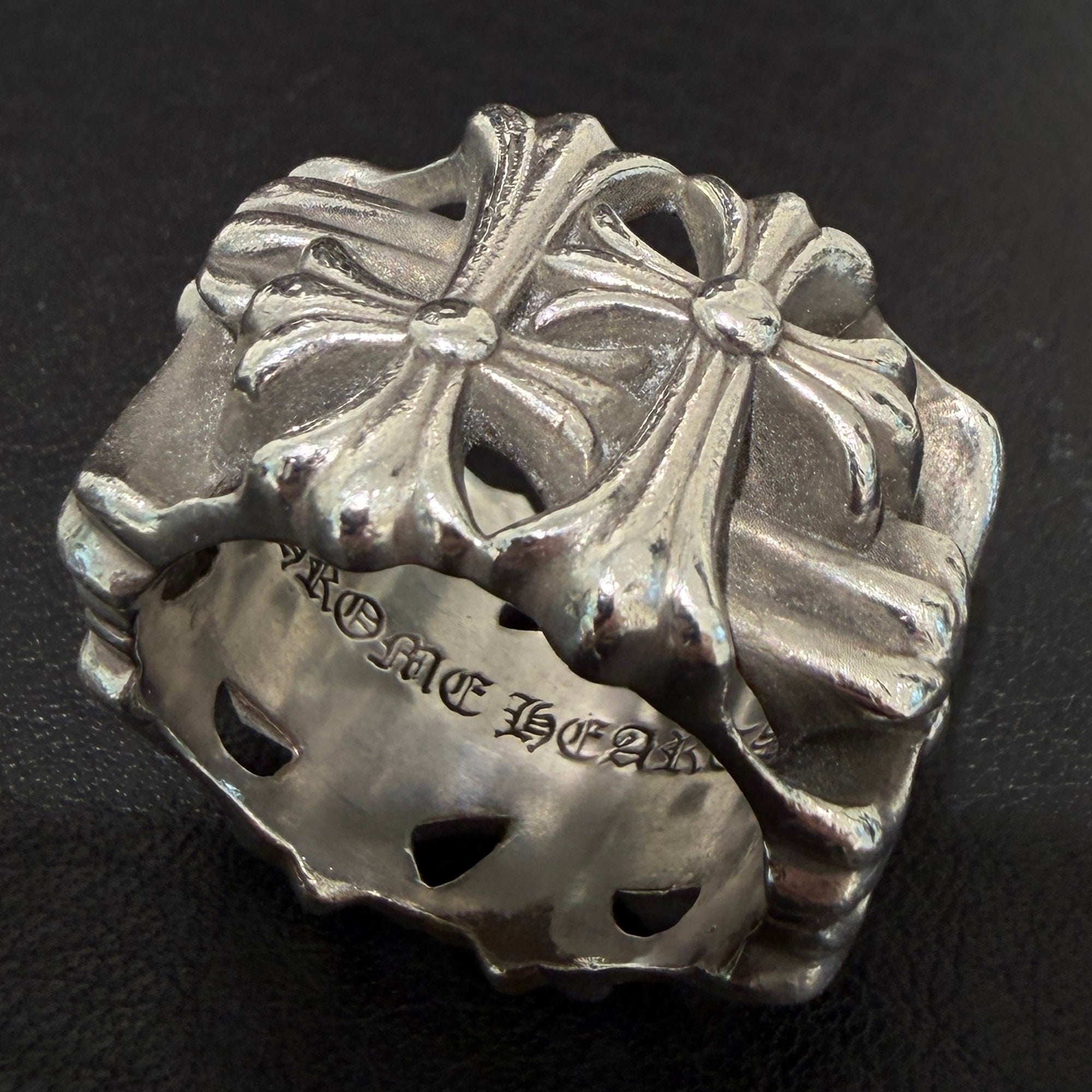 CHROME HEARTS Square Cemetery Cross Ring Size 25号 クロムハーツ スクエアセメタリークロスリング サイズ25号