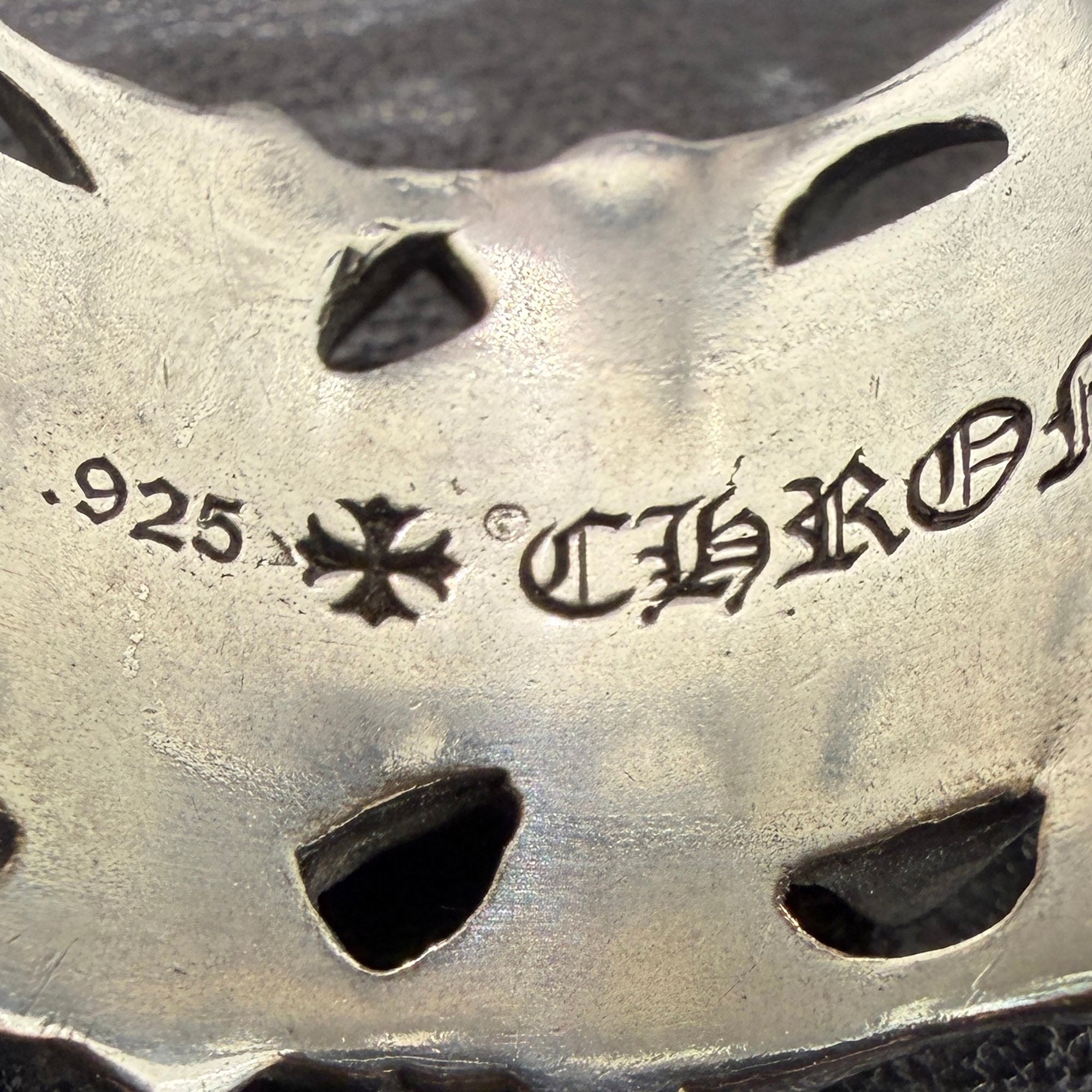 CHROME HEARTS Square Cemetery Cross Ring Size 25号 クロムハーツ スクエアセメタリークロスリング サイズ25号