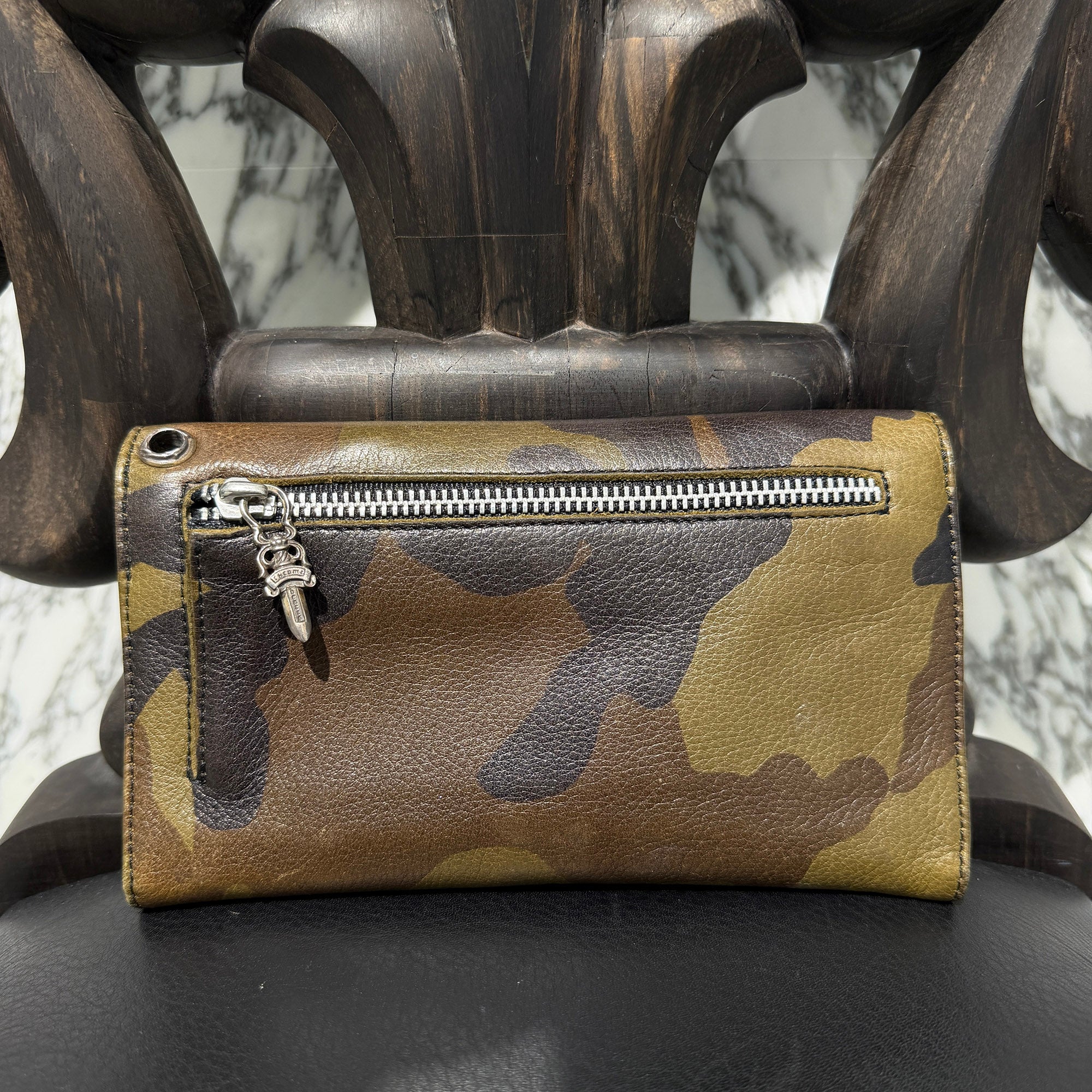 CHROME HEARTS Camouflage Wave Cross Ball Wallet クロムハーツ カモフラージュ ウェーブ クロスボール ウォレット
