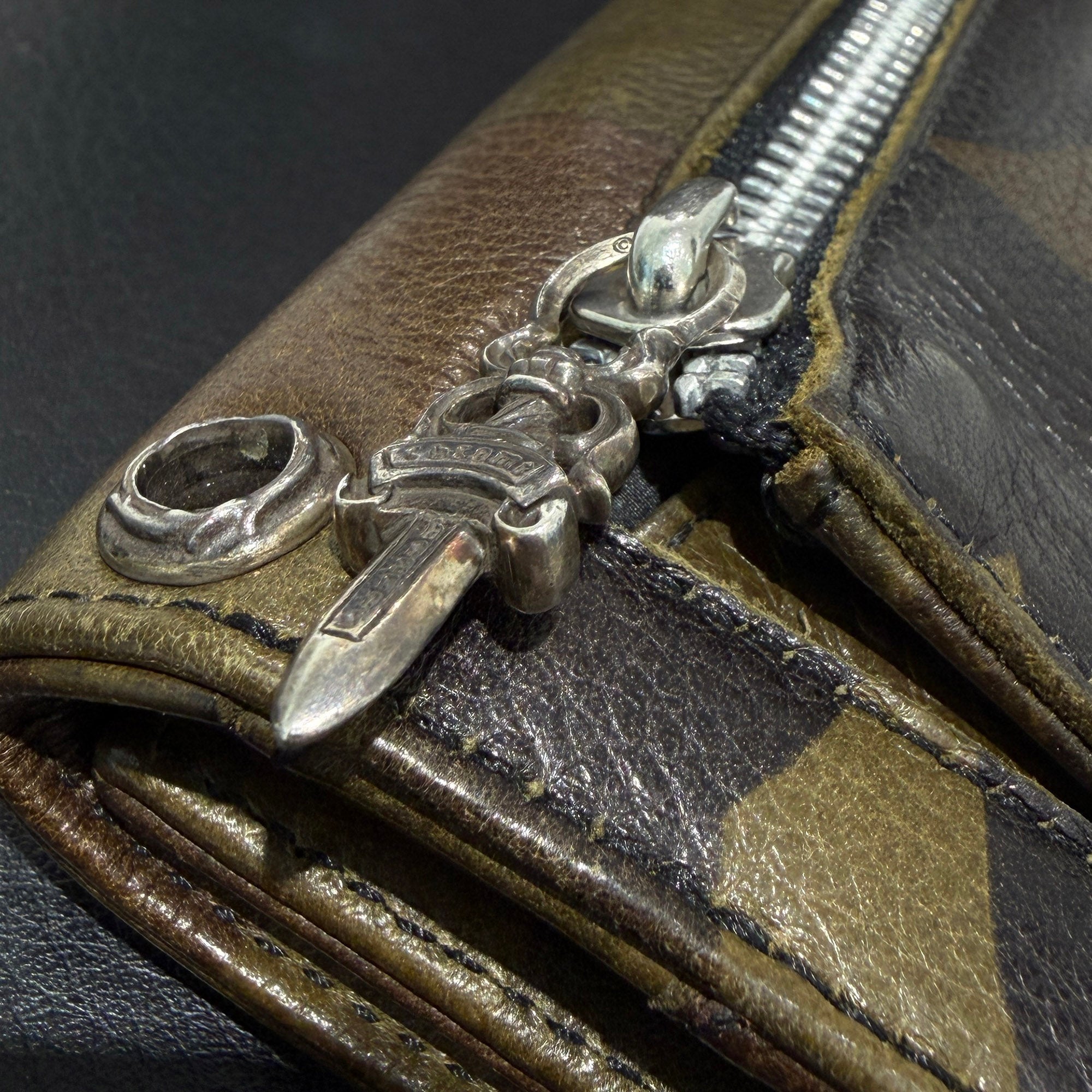 CHROME HEARTS Camouflage Wave Cross Ball Wallet クロムハーツ カモフラージュ ウェーブ クロスボール ウォレット