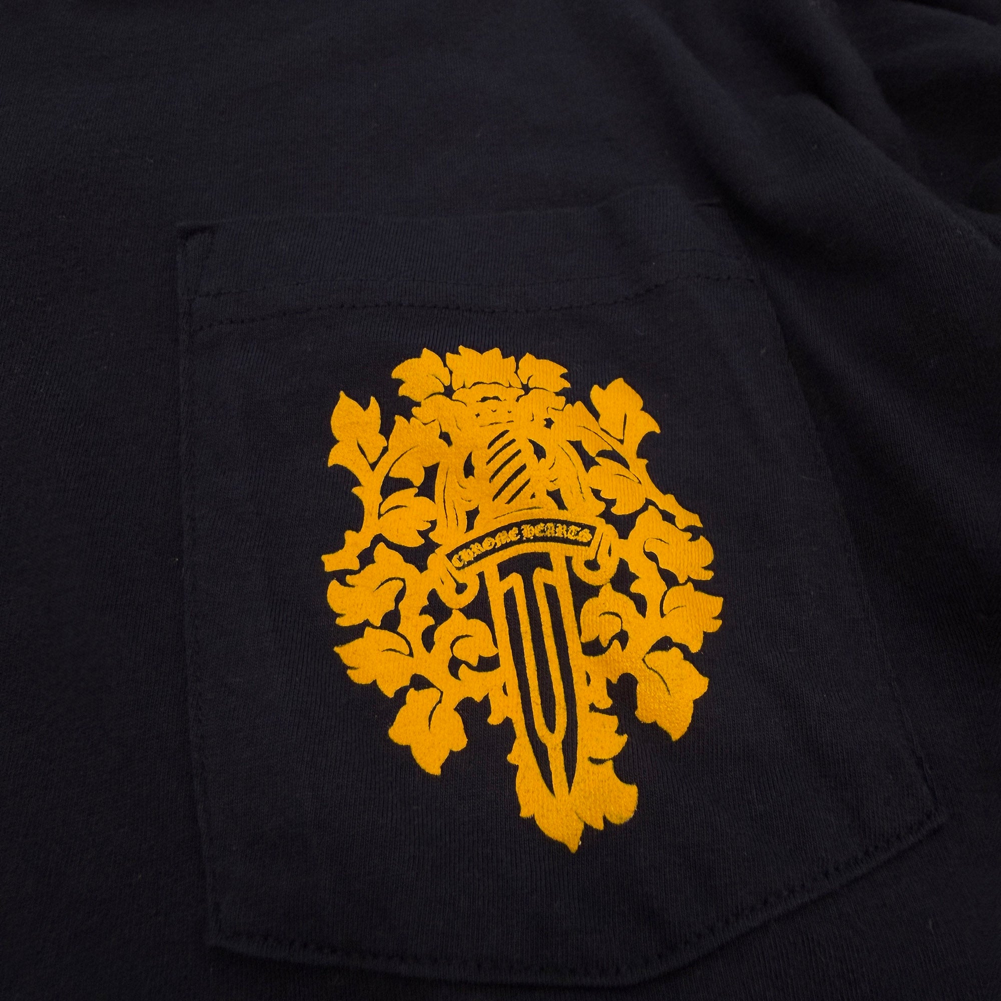 CHROME HEARTS Floral Cross Vine Dagger Long Sleeve Tee Size XL クロムハーツ フローラルクロス ヴァインダガー ロングスリーブTシャツ サイズXL