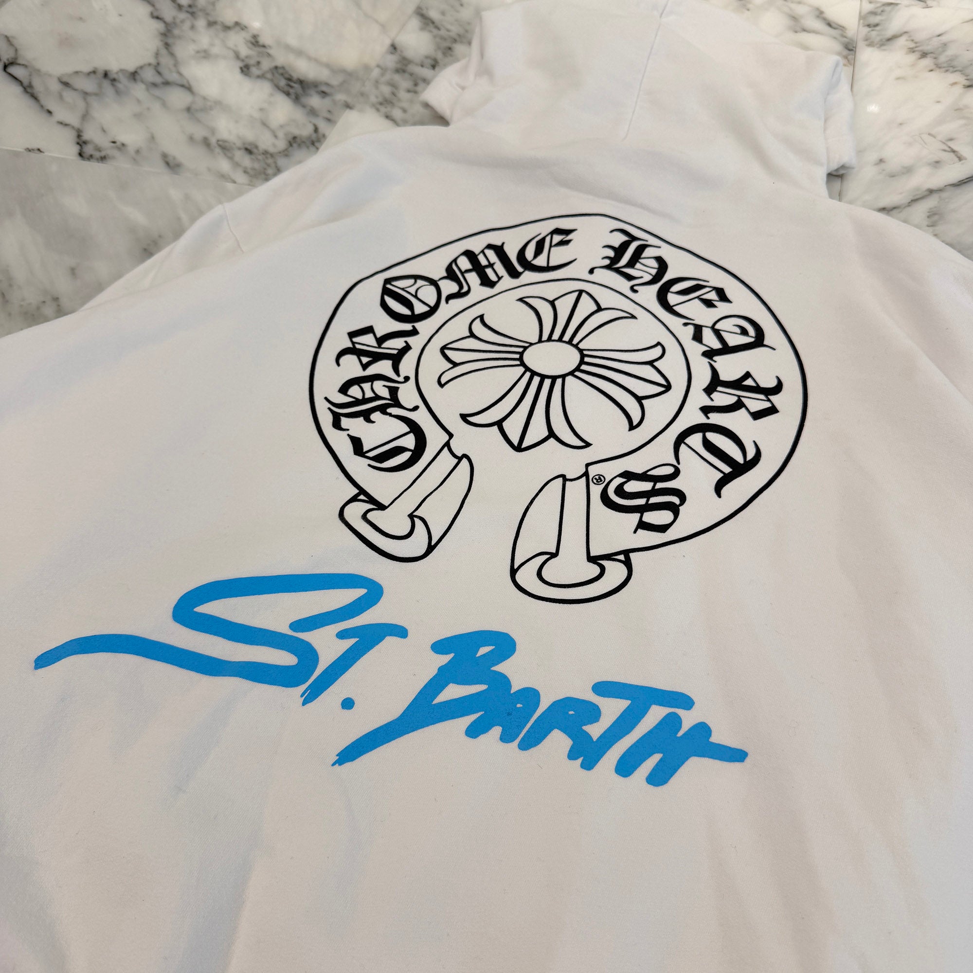 CHROME HEARTS St.Barth Limited Horseshoe Pullover Hoodie Size XL クロムハーツ セントバース限定 ホースシュー プルオーバーフーディ サイズXL
