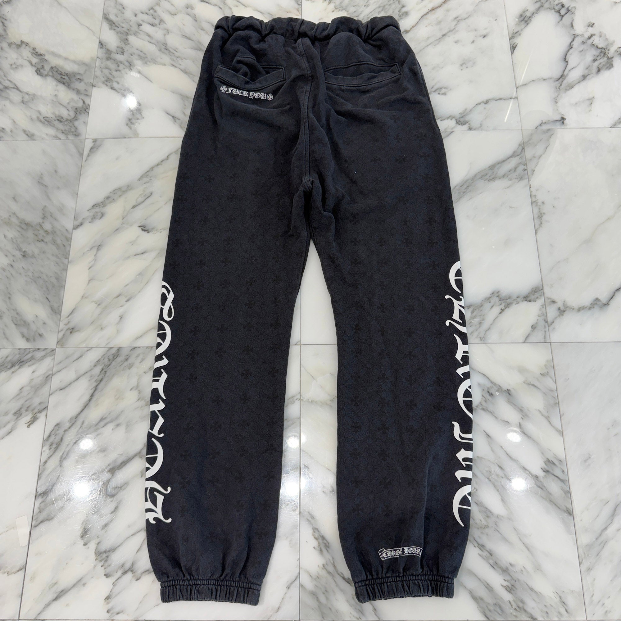 CHROME HEARTS CH Plus Side Logo Sweat Long Pants Size S クロムハーツ CHプラス総柄 サイドロゴ スウェットロングパンツ サイズS