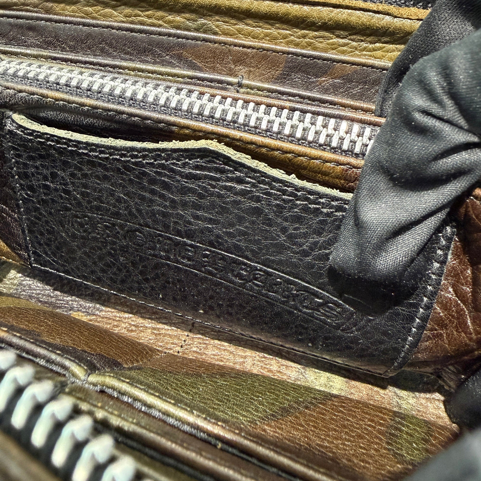 CHROME HEARTS Camouflage 3 Cemetery Cross Leather Patch REC F ZIP Wallet クロムハーツ カモフラージュ 3セメタリークロス レザーパッチ レック F ジップ ウォレット