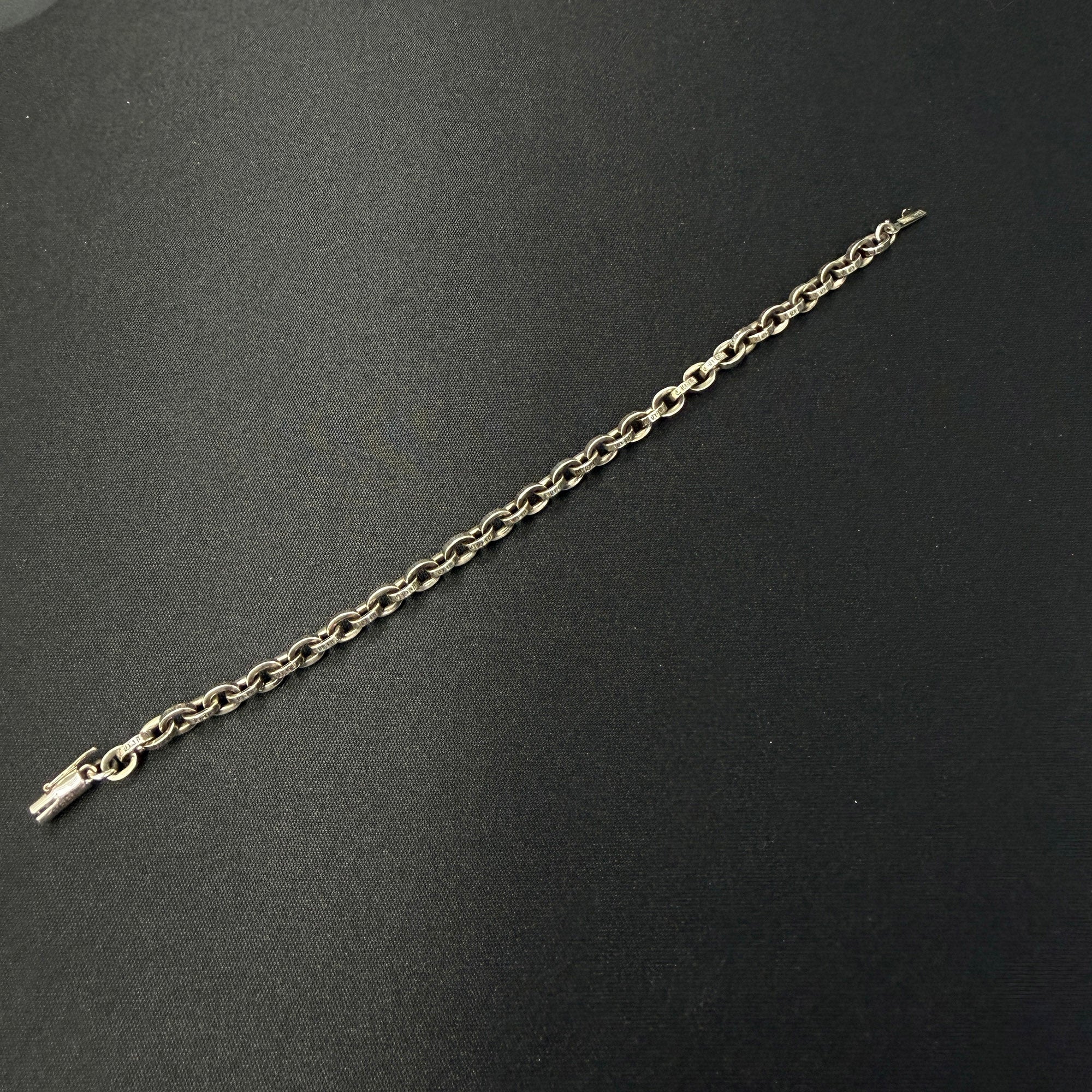 CHROME HEARTS Paper Chain Bracelet Size 7 Inch クロムハーツ