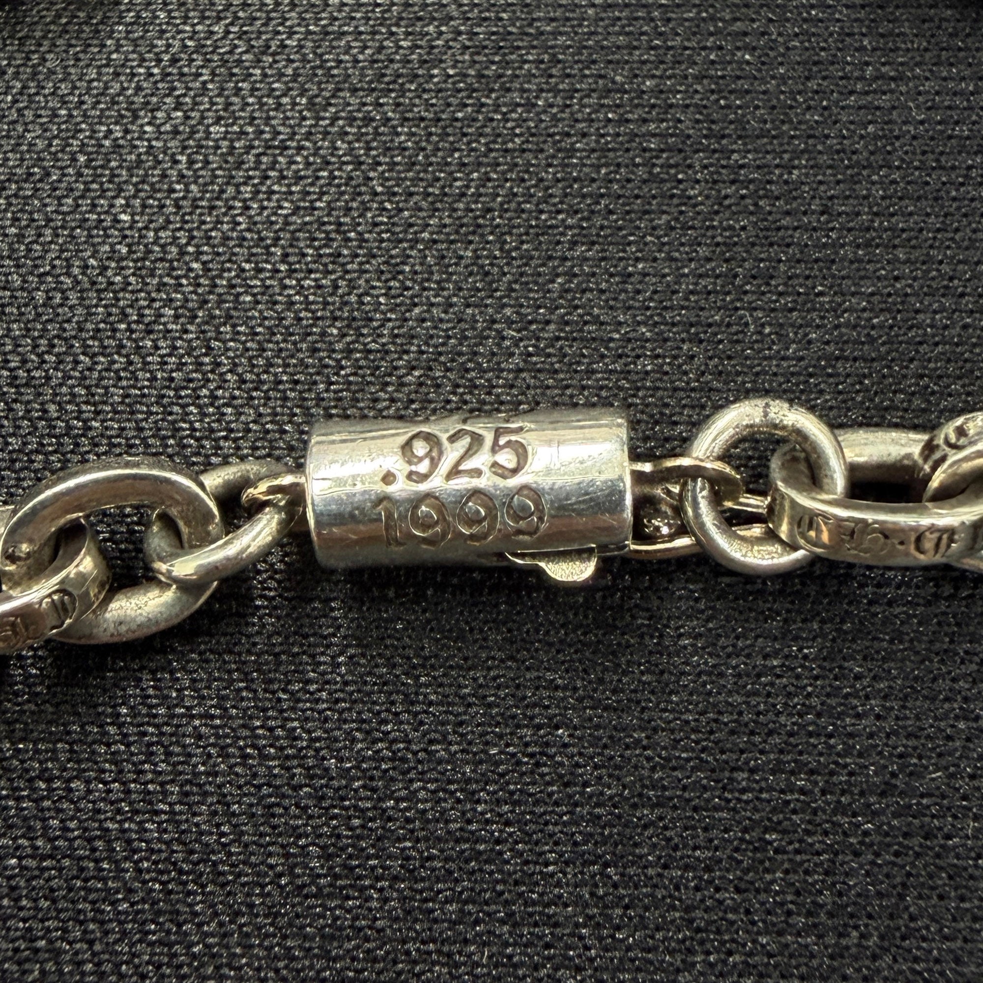 CHROME HEARTS Paper Chain Bracelet Size 7 Inch クロムハーツ