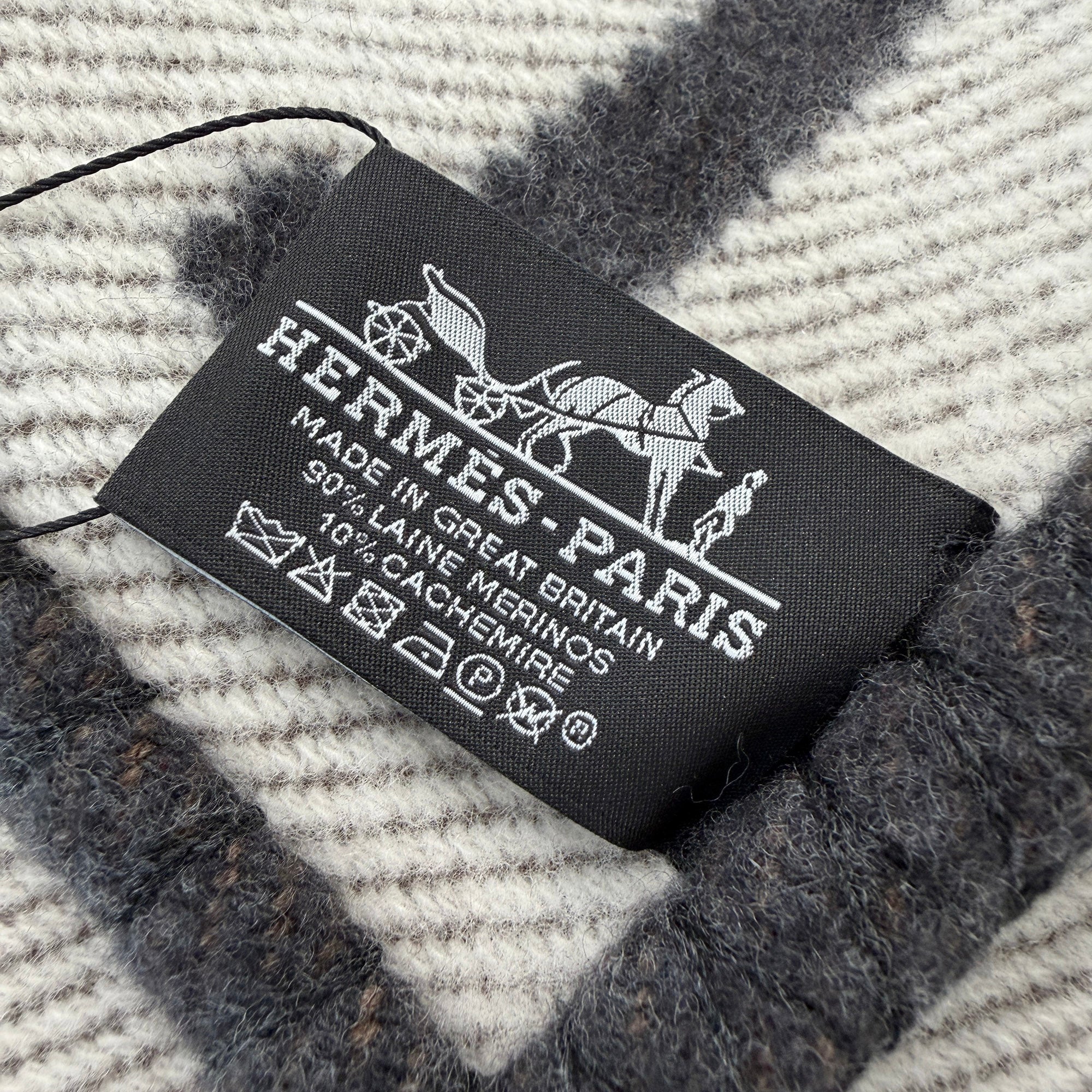 HERMES Plaid Avalon III Throw blanket H102665M エルメス プレード アバロンIII スローブランケット