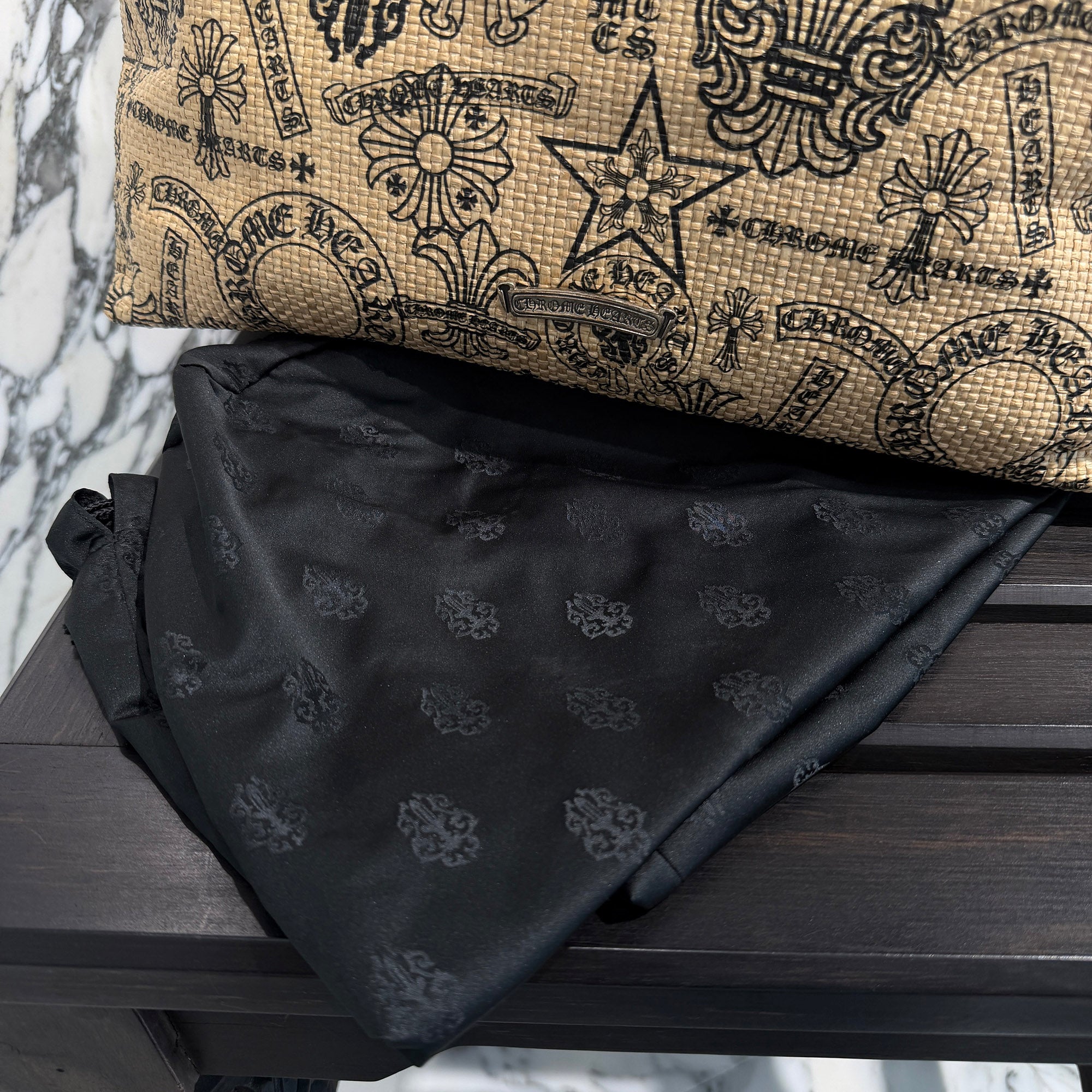CHROME HEARTS 2025SS Multi Logo Large Beaches Bag クロムハーツ マルチロゴ ラージ ビーチバッグ