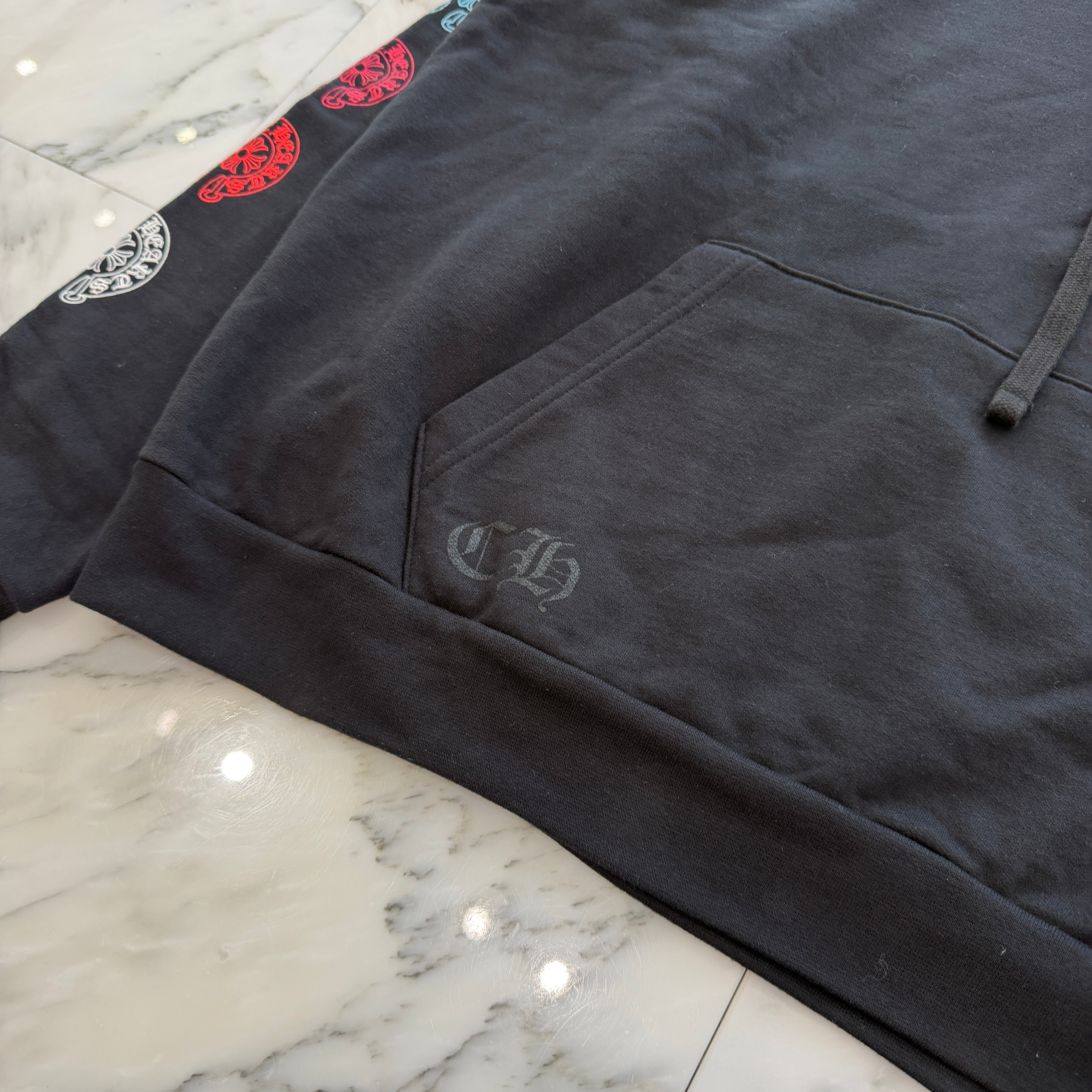 CHROME HEARTS 2022SS Multi Color Horseshoe Pullover Hoodie Size L クロムハーツ マルチカラーホースシュー プルオーバーフーディ サイズL