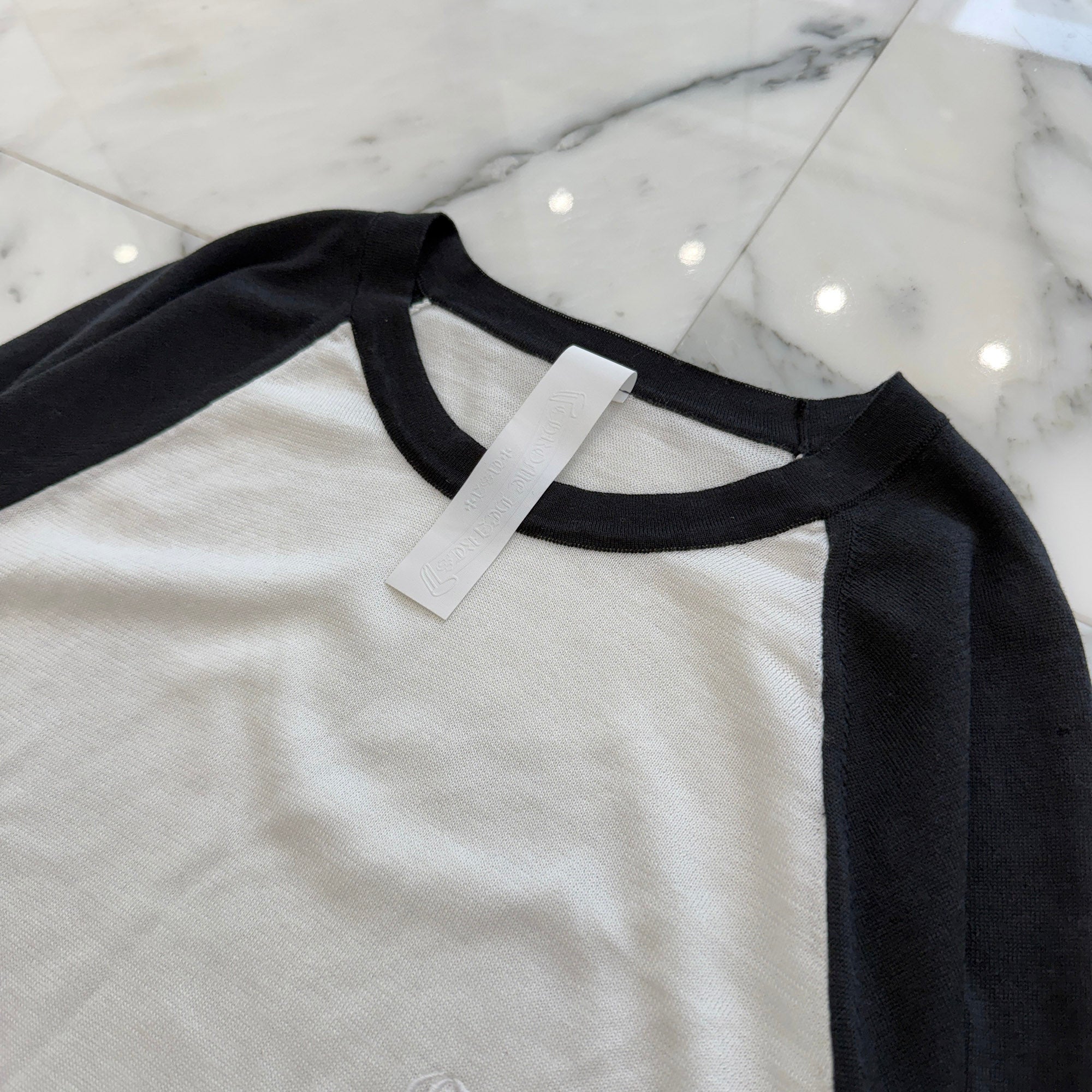 CHROME HEARTS 2026SS 3 Cross Patch CH Logo Embroidery Raglan Long Sleeve Tee Size XL クロムハーツ 3クロスパッチ CHロゴ刺繍 ラグラン ロングスリーブTシャツ サイズXL