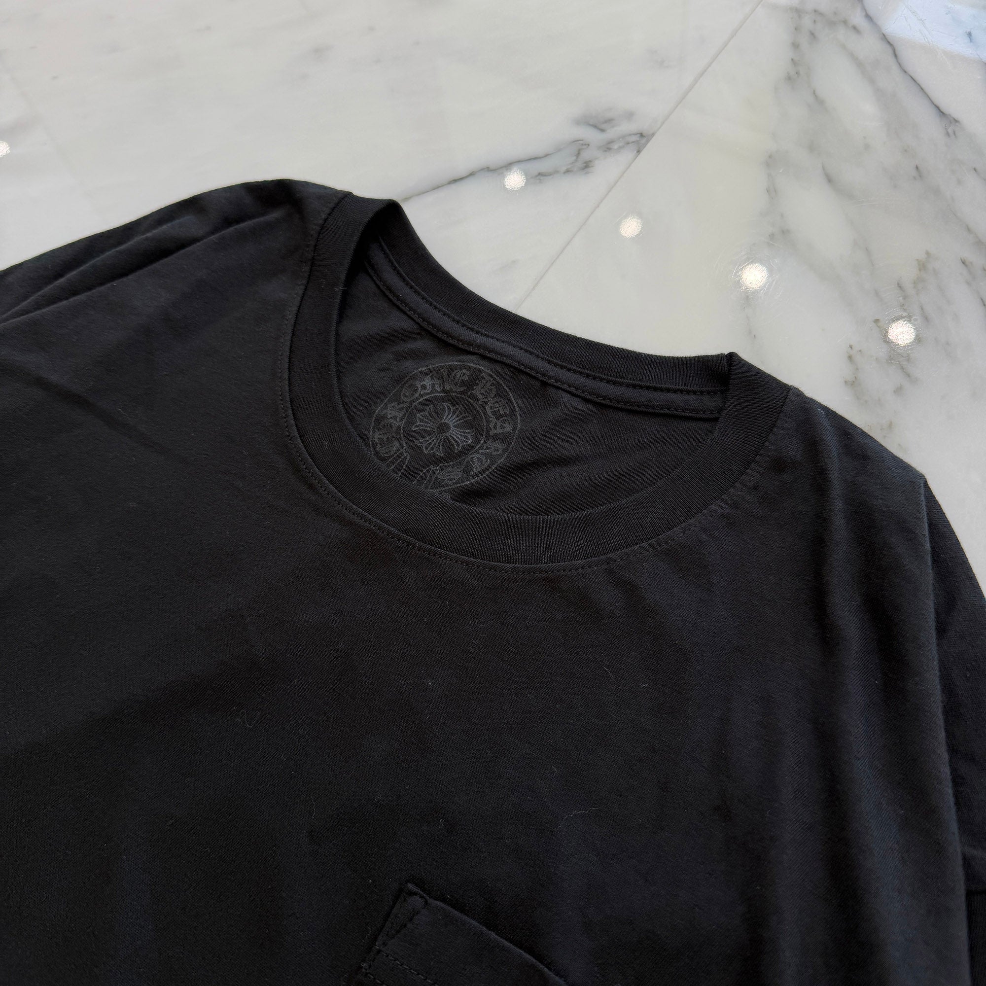 CHROME HEARTS Hong Kong Limited Floral Cross Horseshoe Long Sleeve Tee Size XL クロムハーツ 香港限定 フローラルクロス ホースシュー ロングスリーブTシャツ サイズXL