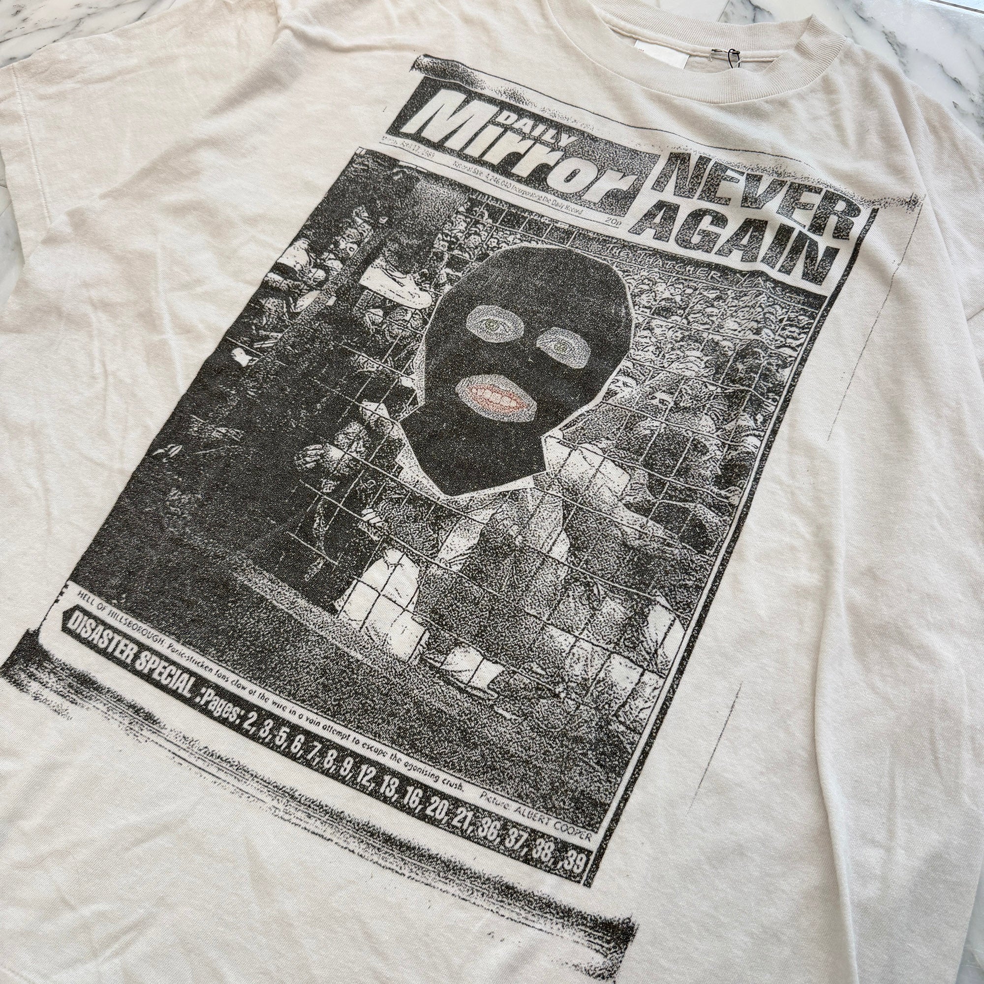 SAINT Mxxxxxx × Jamie Reid 2026SS "MASK" S/S Tee SM-MK8-0000-C02 Size XXL セントマイケル×ジェイミー・リード "マスク" 半袖Tシャツ サイズXXL