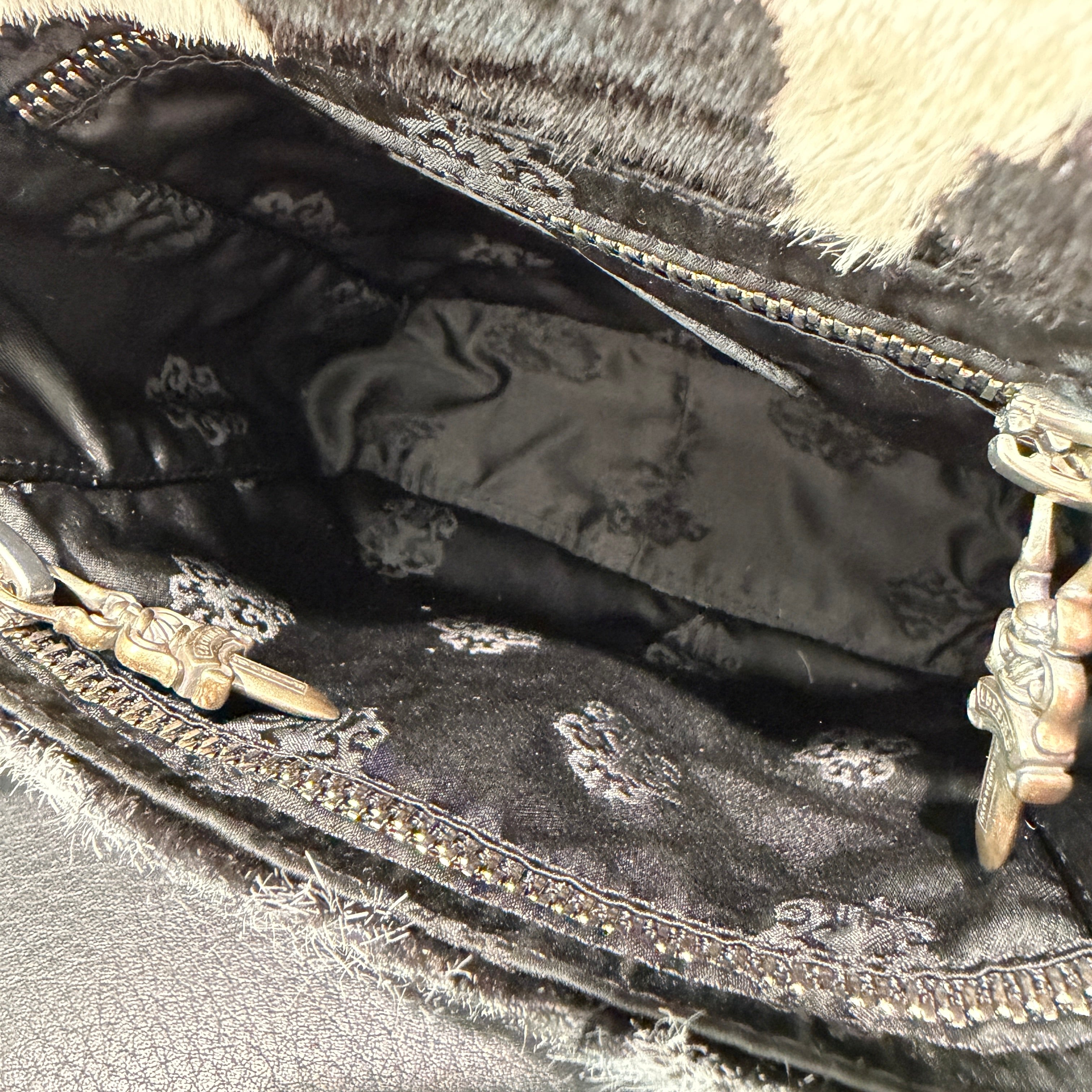 CHROME HEARTS HOT POT CH Plus Cross Ball Leather Shoulder Bag クロムハーツ ホットポット CHプラス クロスボール レザーショルダーバッグ