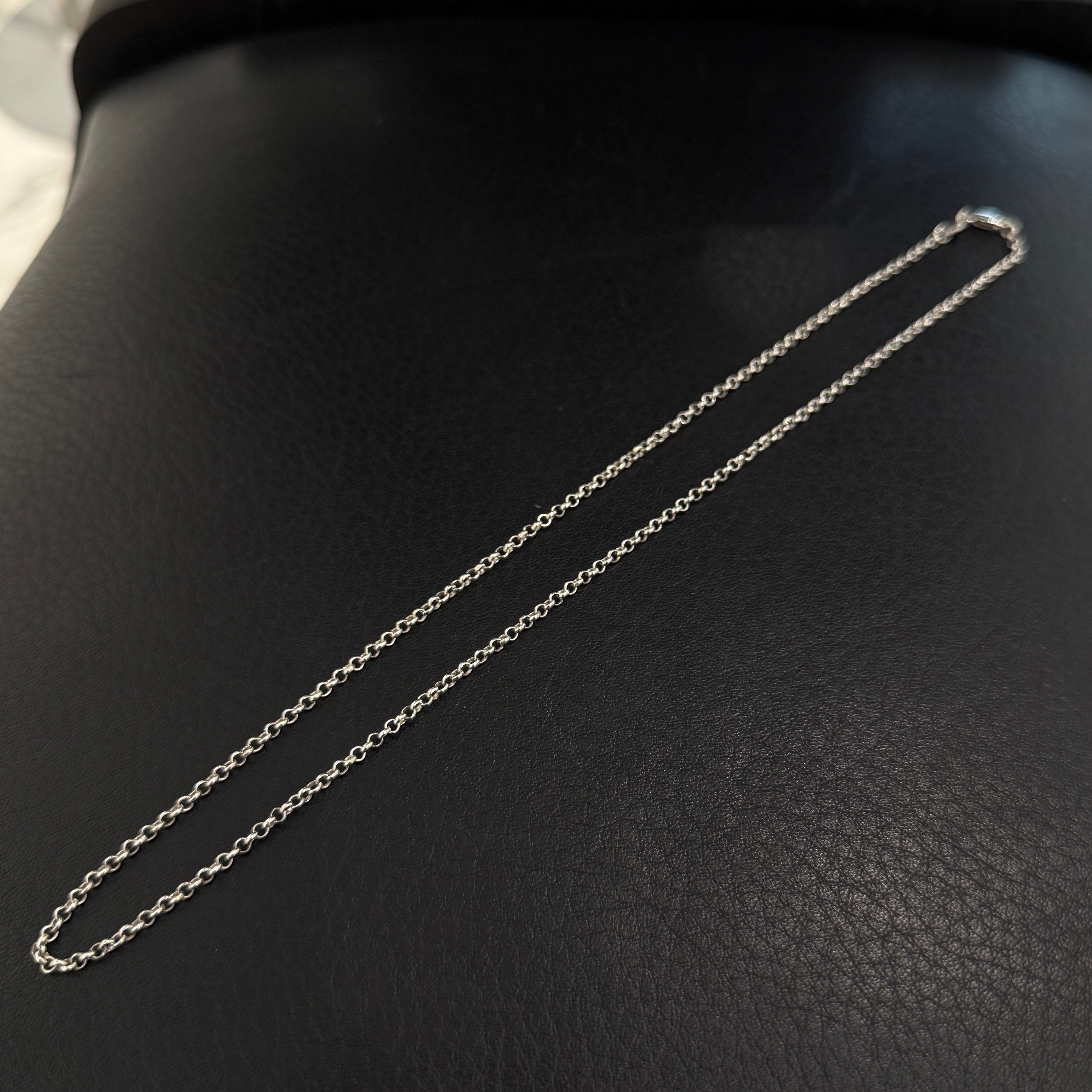 CHROME HEARTS Roll Chain Necklace Size 18 Inch クロムハーツ ロールチェーン ネックレス サイズ18インチ