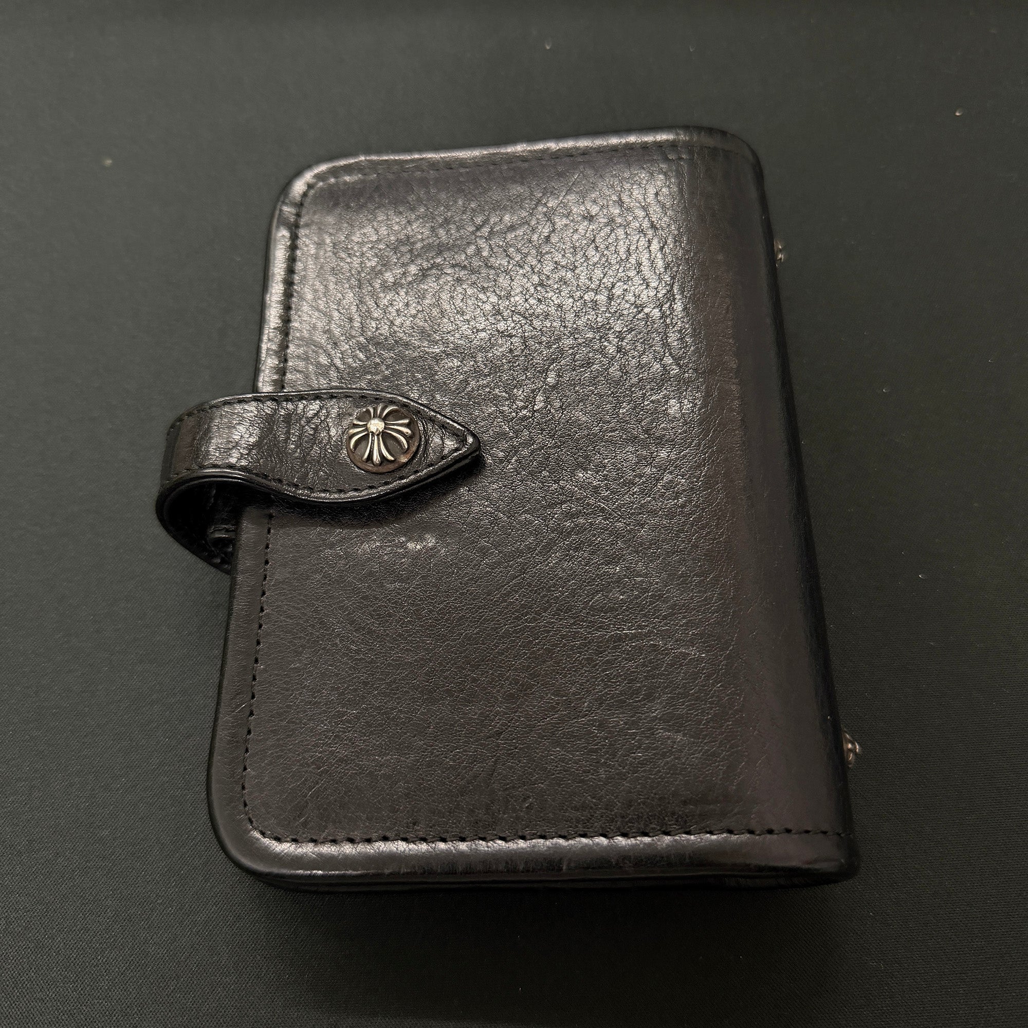 CHROME HEARTS AGENDA PLAIN Leather Book Cover クロムハーツ