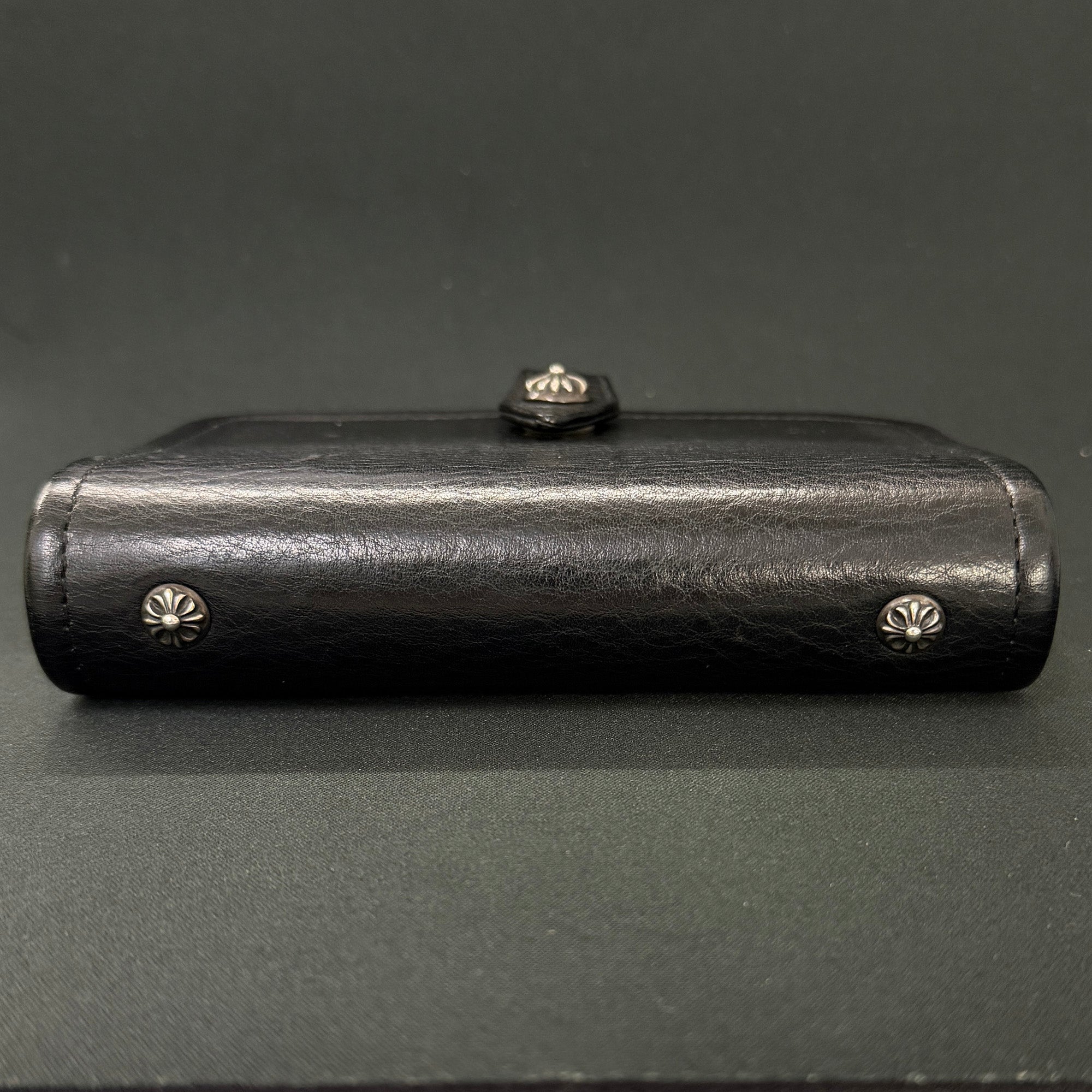 CHROME HEARTS AGENDA PLAIN Leather Book Cover クロムハーツ アジェンダ プレーン レザーブックカバー