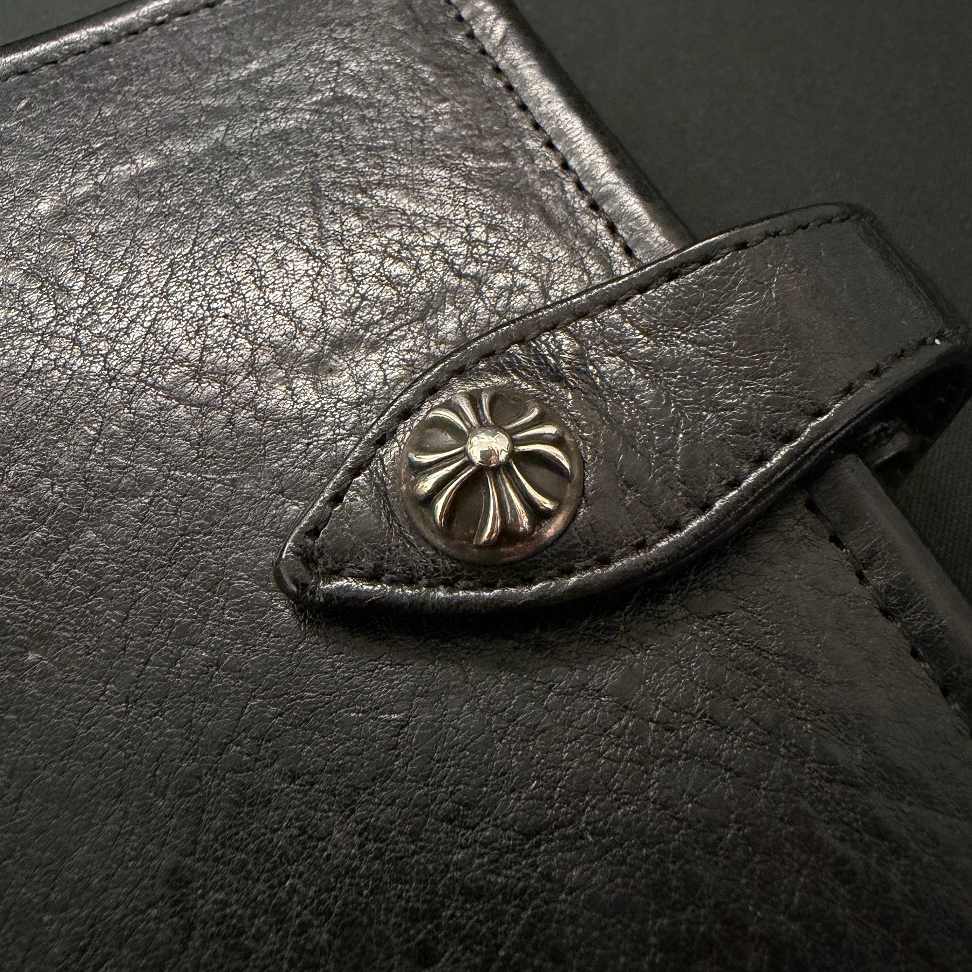 CHROME HEARTS AGENDA PLAIN Leather Book Cover クロムハーツ アジェンダ プレーン レザーブックカバー