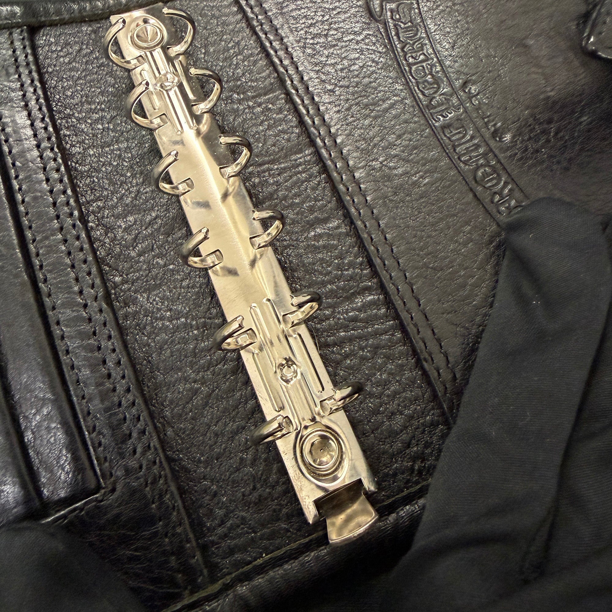 CHROME HEARTS AGENDA PLAIN Leather Book Cover クロムハーツ アジェンダ プレーン レザーブックカバー