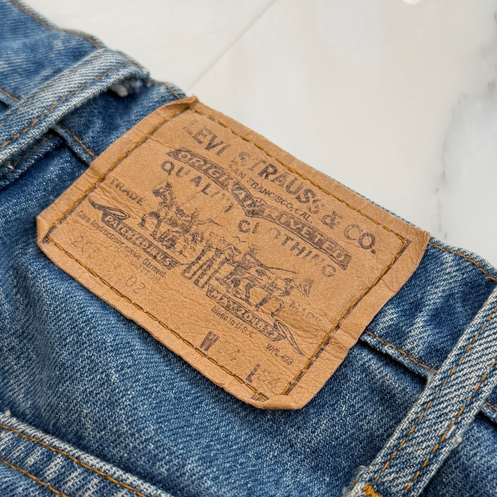 CHROME HEARTS × Levi's 517 VNTG Cross Leather Patch Denim Pants Size 32 クロムハーツ × リーバイス 517 ヴィンテージ クロスレザーパッチ デニムパンツ サイズ32
