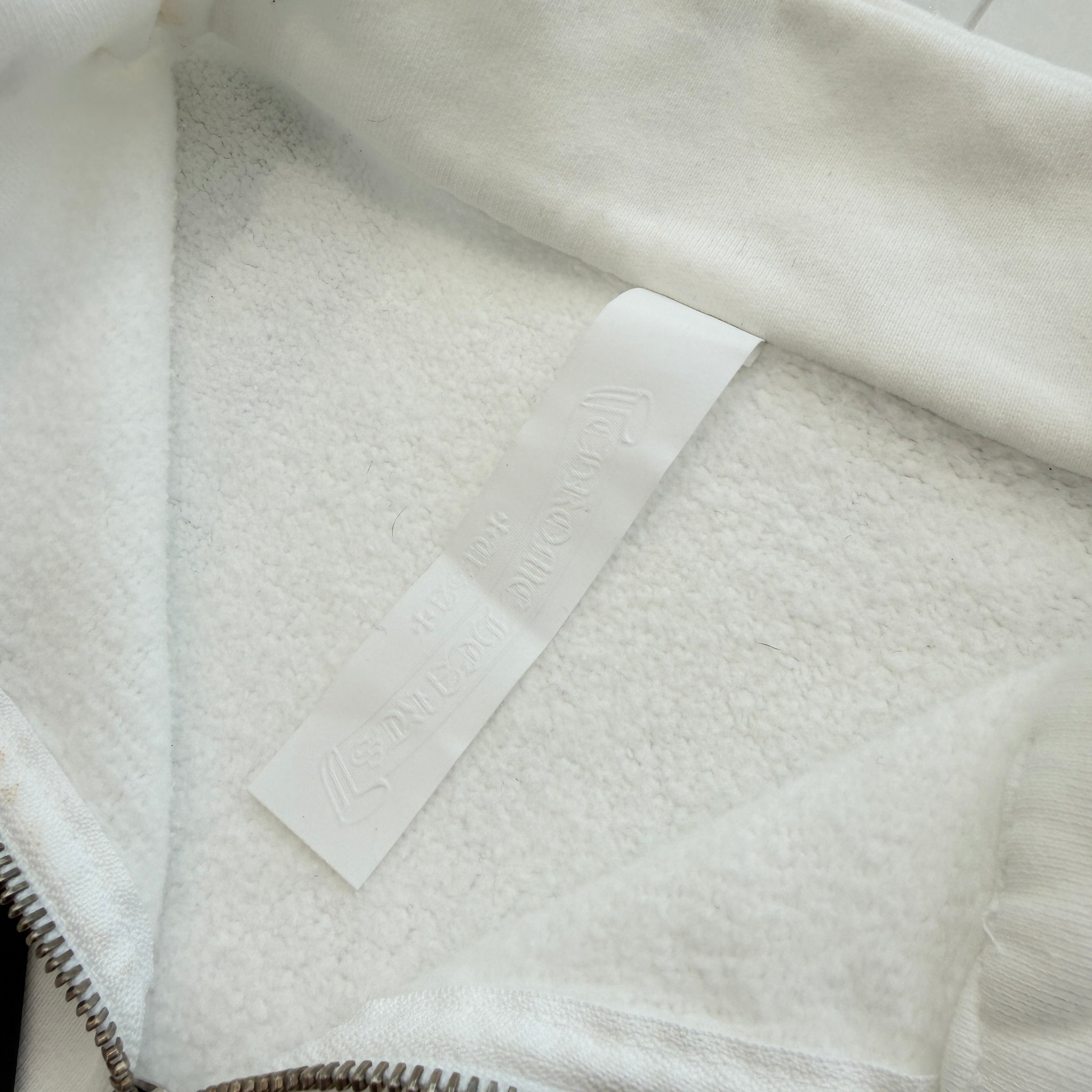 CHROME HEARTS Y NOT Multi Leather Cross Patch Half Zip Sweatshirt Size S クロムハーツ ワイノット マルチレザークロスパッチ ハーフジップ スウェットシャツ サイズS