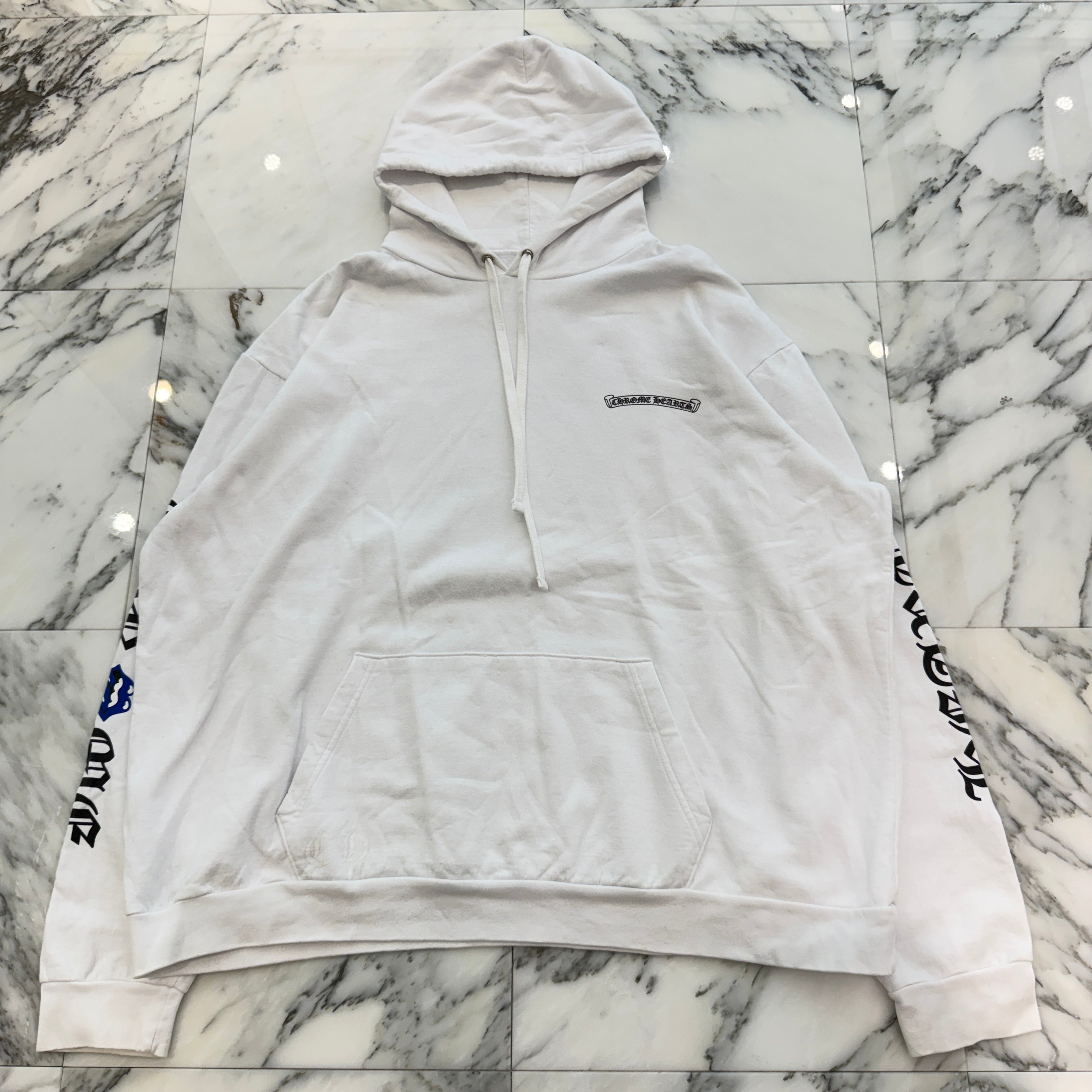 CHROME HEARTS × The Rolling Stones Lip & Tongue Print Pullover Hoodie Size XXL クロムハーツ × ローリングストーンズ リップ&タン プリント プルオーバーフーディ サイズXXL