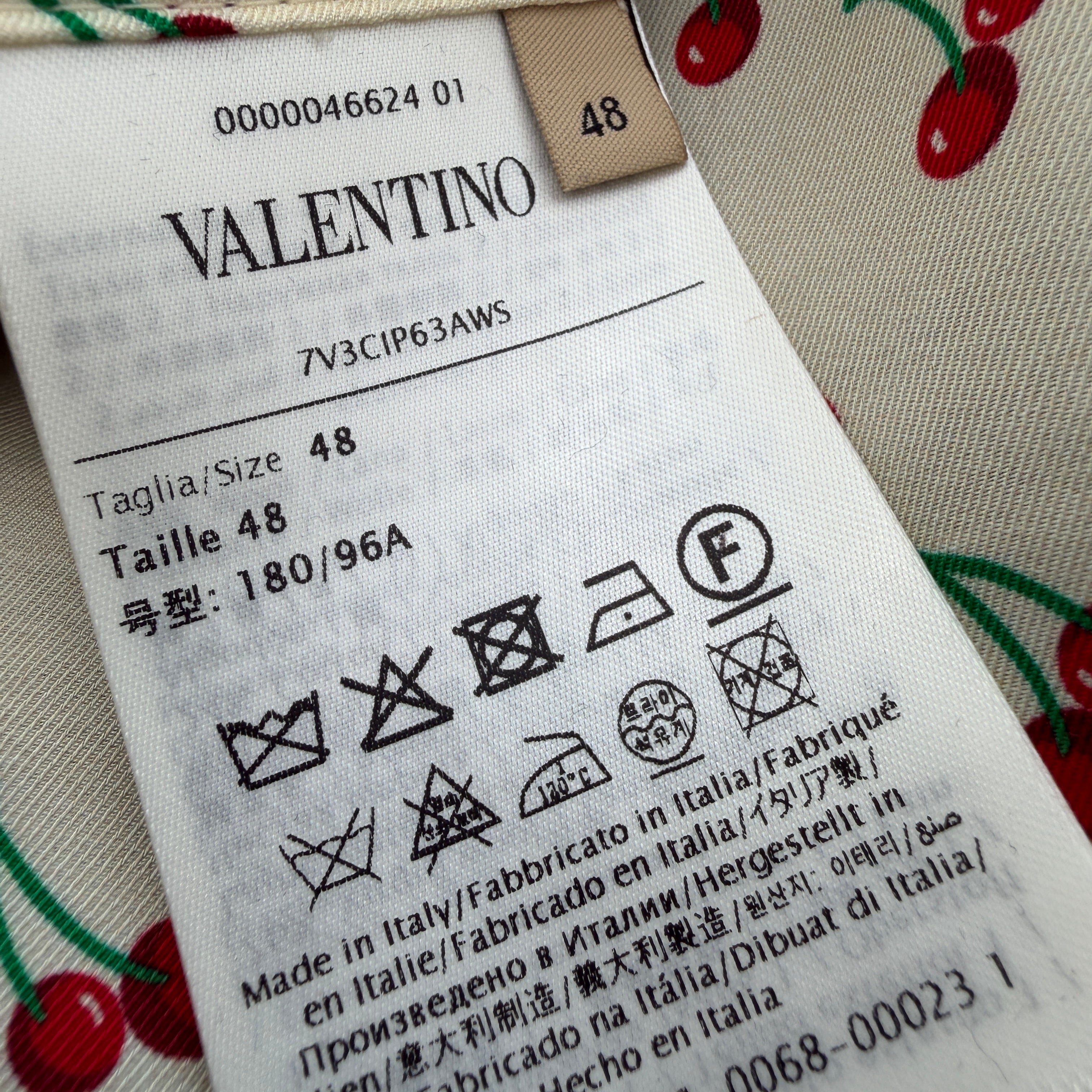 VALENTINO 2025AW Cat Embroidery Patch Wool Bomber Jacket 7V3CIP63AWS Size 48 ヴァレンティノ キャット刺繍パッチ ウール ボンバージャケット サイズ48
