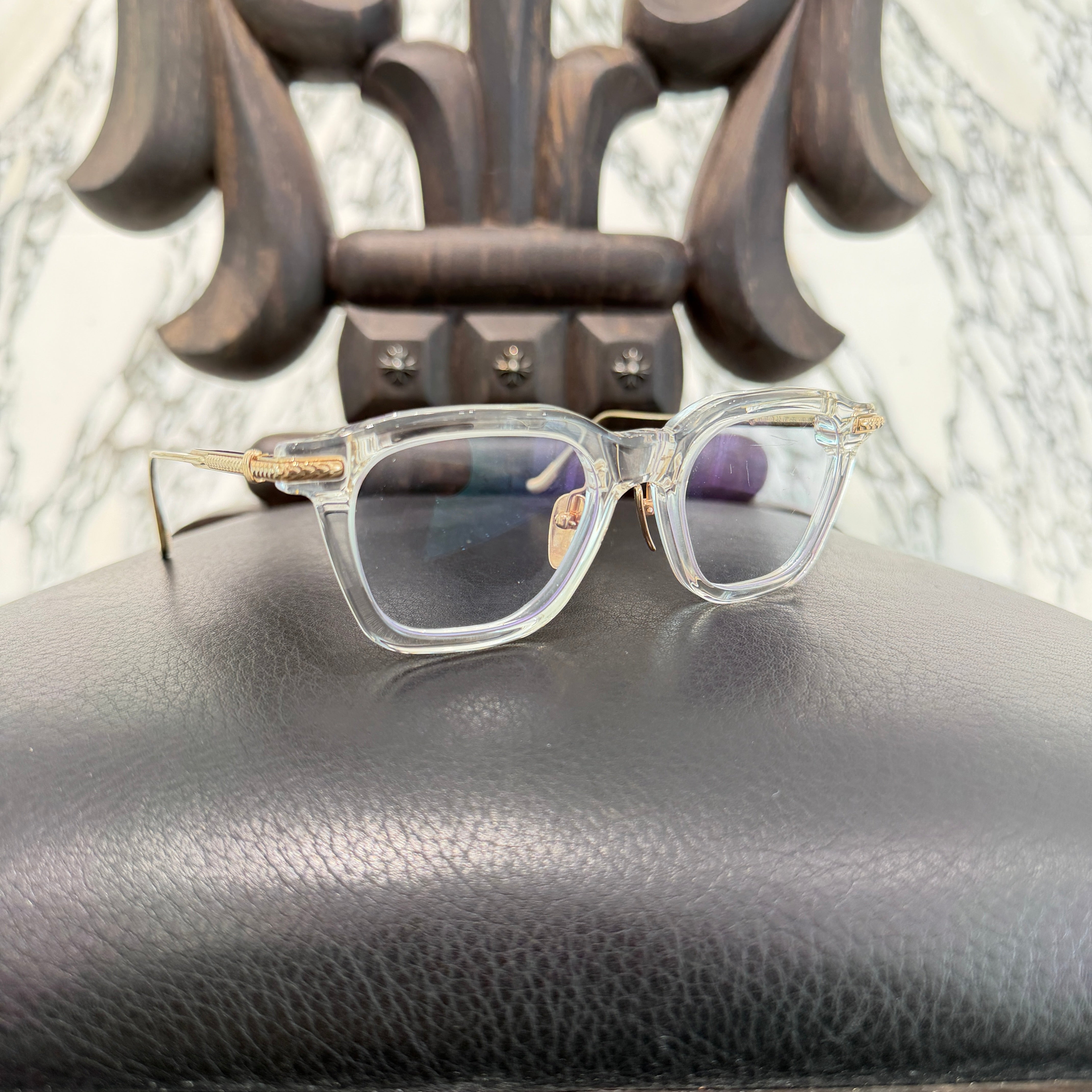 CHROME HEARTS CUMPTION-A Sunglasses Size 49□20-137 クロムハーツ