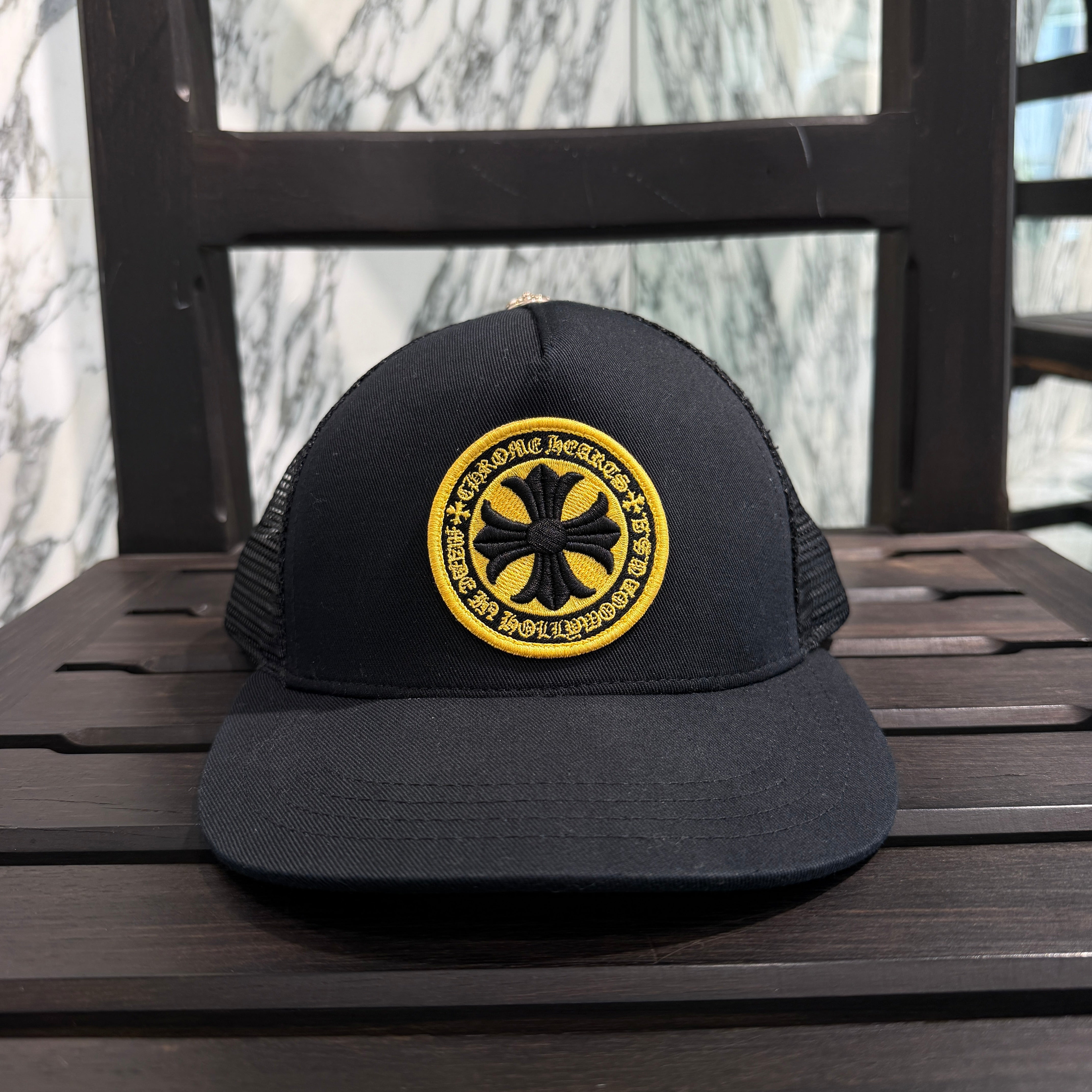 CHROME HEARTS Yellow CH Plus Trucker Cap Size ONE SIZE (53-60) クロムハーツ イエロー CHプラス トラッカーキャップ サイズONE SIZE (53-60)
