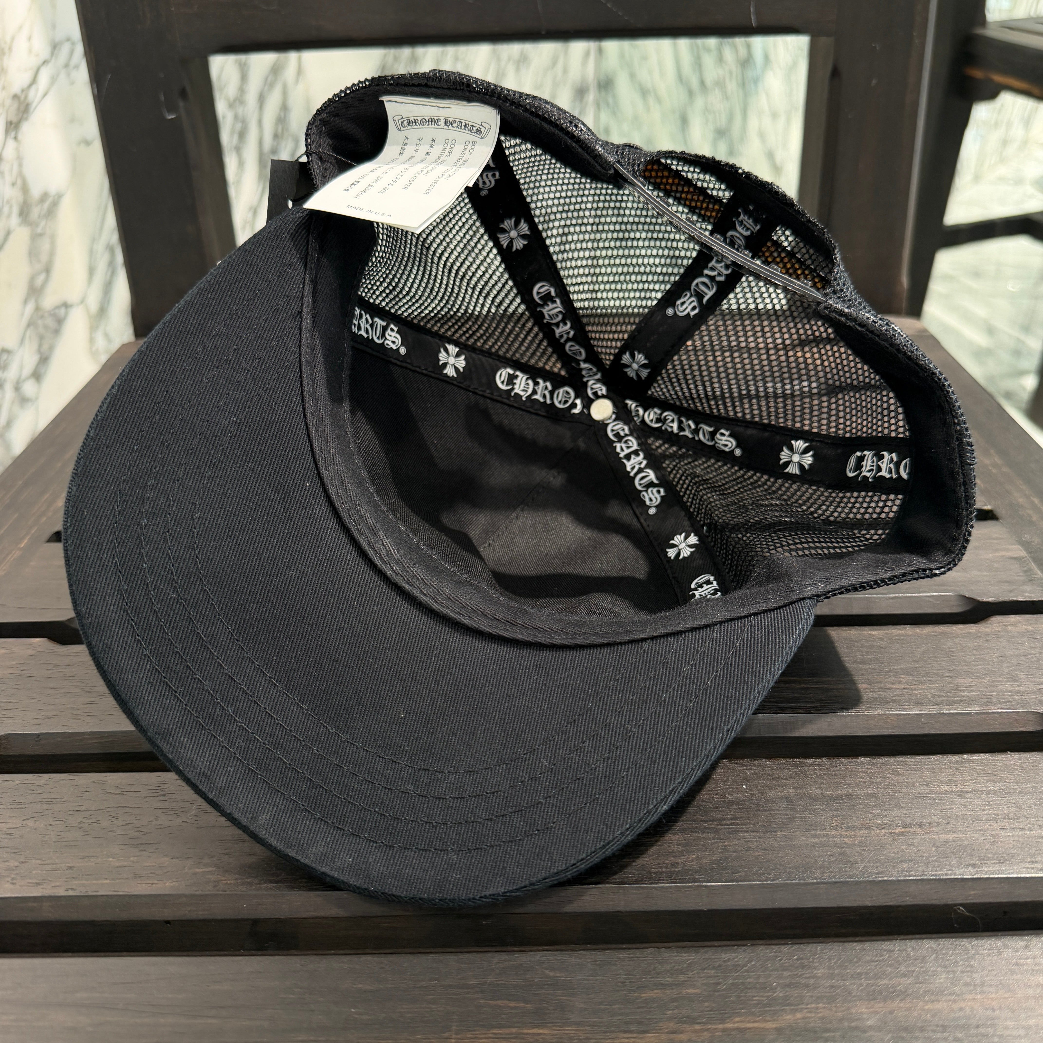 【美品】クロムハーツキャップYellow CH Plus Trucker Cap CHROME HEARTS Yellow CH Plus Trucker Cap Size ONE SIZE (53-60