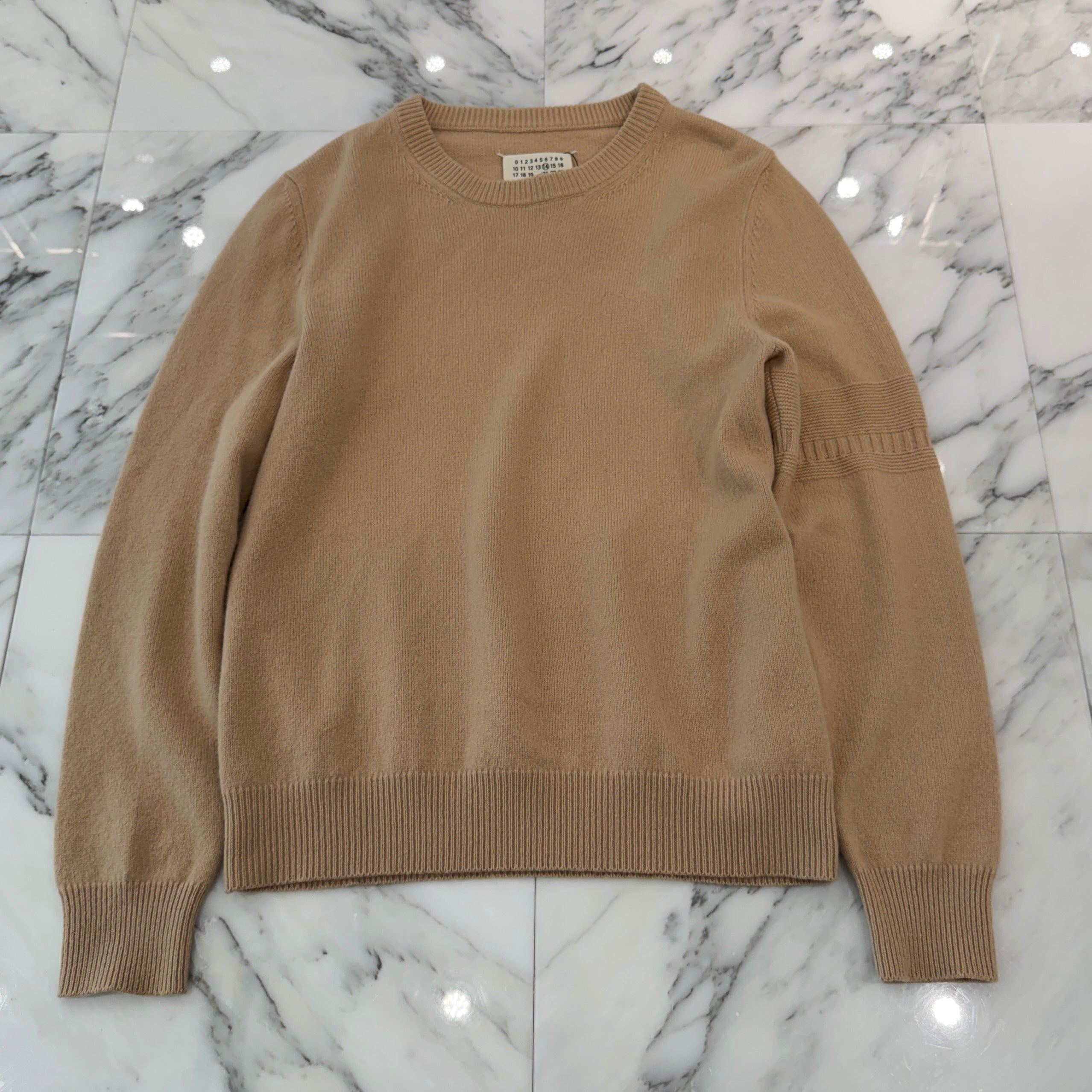 Maison Margiela 2019AW Wool Cashmere Crew Neck Knit Sweater S30HB0121 S16897 Size M メゾンマルジェラ ウールカシミヤ クルーネックニット セーター サイズM