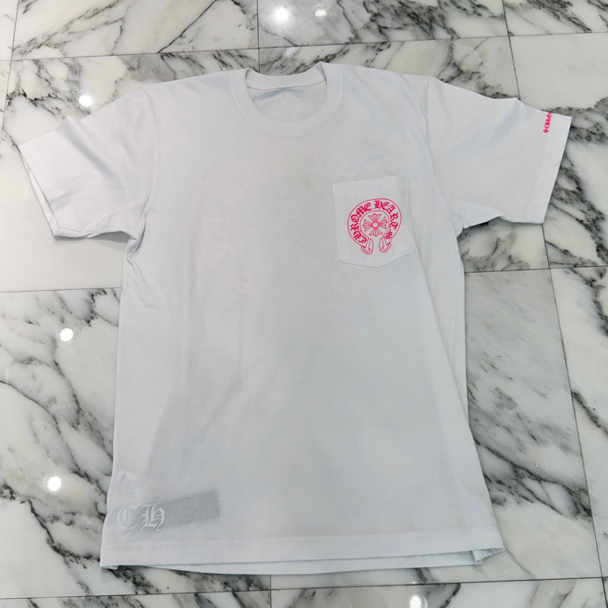 CHROME HEARTS 2025AW Pink Horseshoe Tee Size M クロムハーツ ピンク ホースシュー Tシャツ サイズM