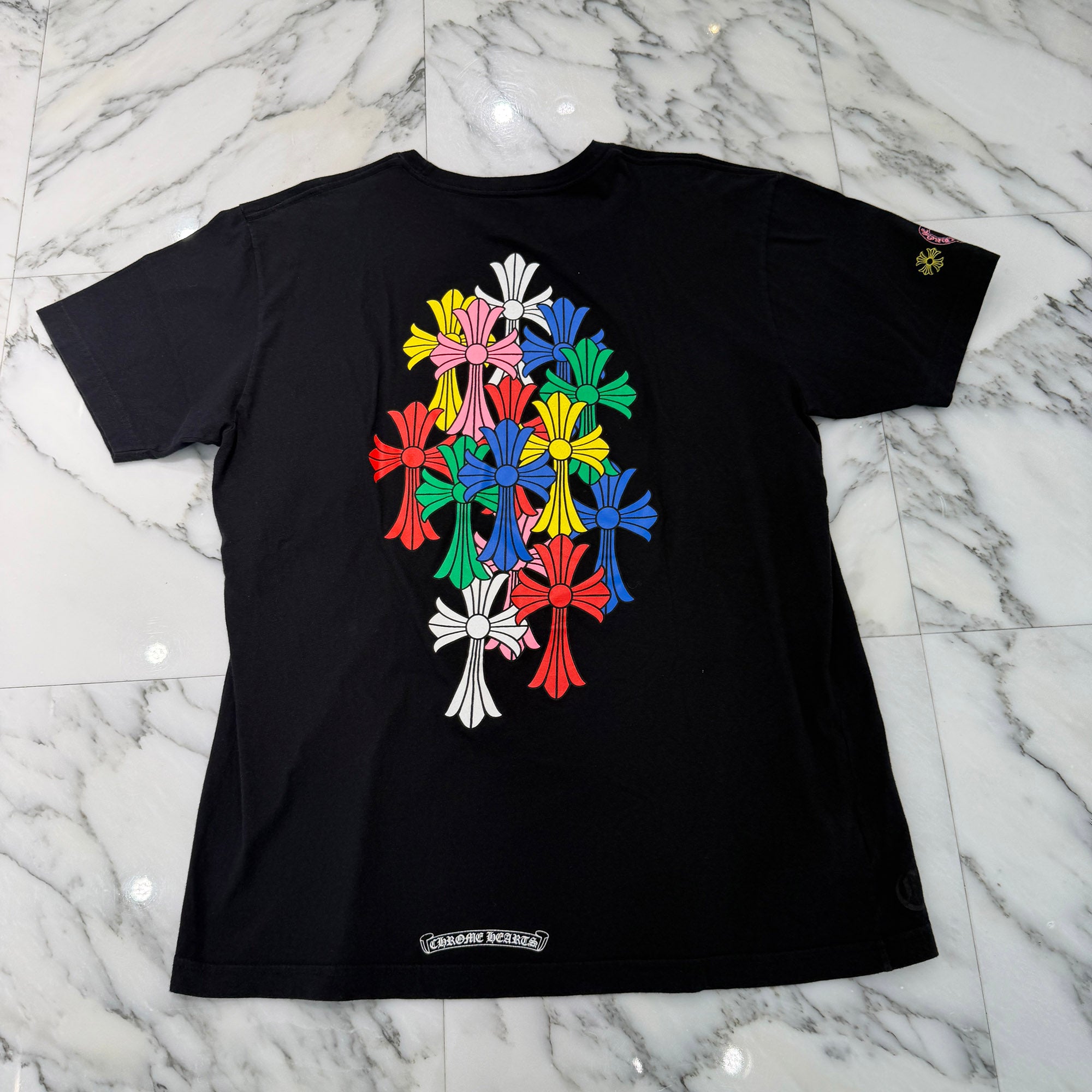 CHROME HEARTS 2021SS MLTCOL CEM CRS Tee Size XL クロムハーツ マルチカラー セメタリークロス Tシャツ サイズXL