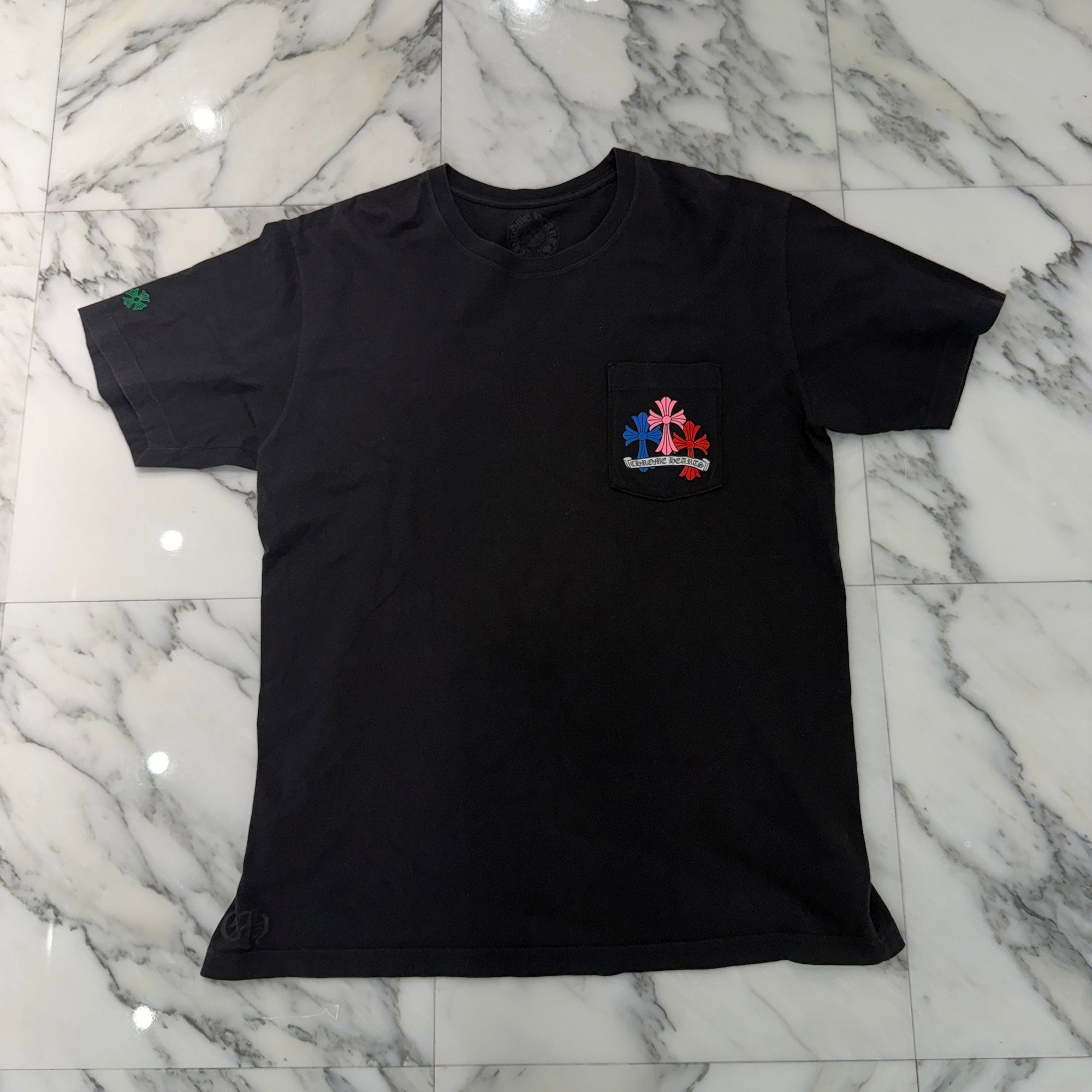 CHROME HEARTS 2021SS MLTCOL CEM CRS Tee Size XL クロムハーツ マルチカラー セメタリークロス Tシャツ サイズXL