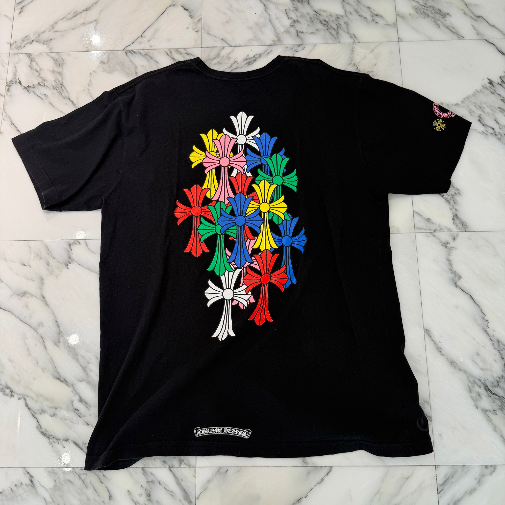 CHROME HEARTS 2021SS MLTCOL CEM CRS Tee Size XL クロムハーツ マルチカラー セメタリークロス Tシャツ サイズXL