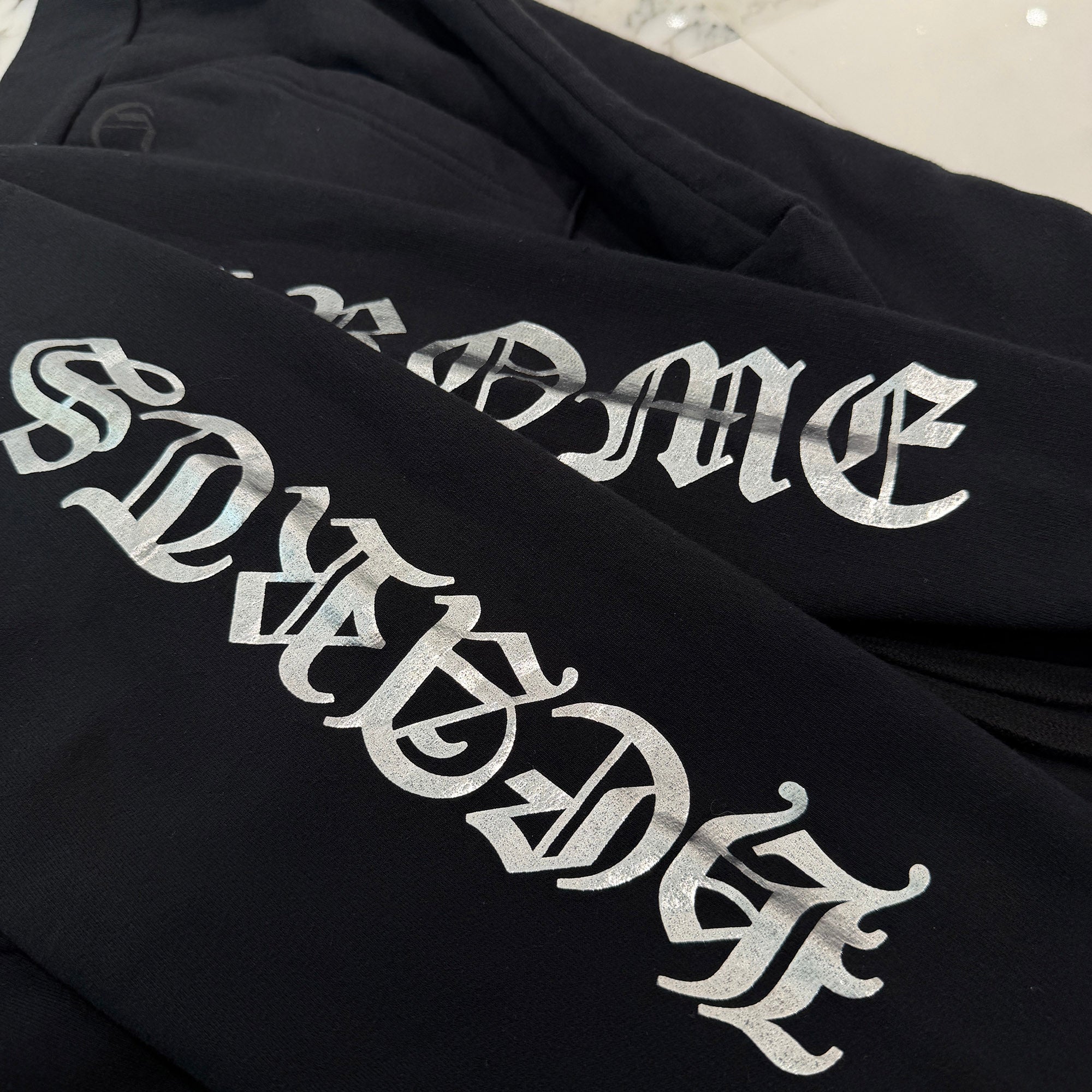 CHROME HEARTS 2025AW 1988 Silver Vertical Logo Pullover Hoodie Size XL クロムハーツ 1988 シルバー ヴァーティカルロゴ プルオーバーフーディー サイズXL